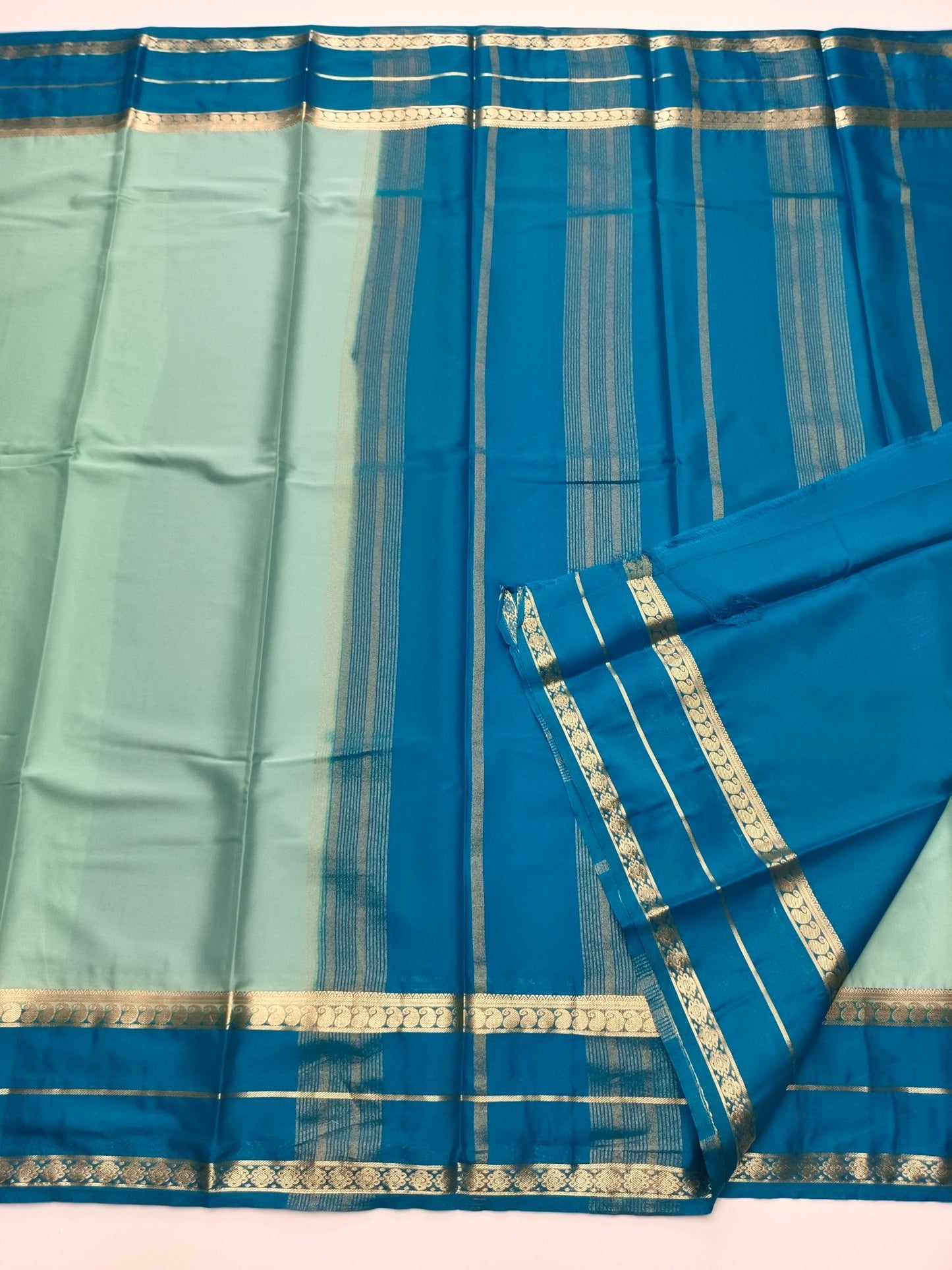 SEMI CREPE SILK SAREE - B S CHANNABASAPPA & SONS