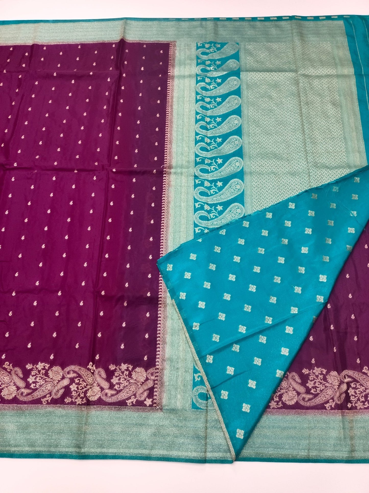 SEMI CREPE SILK SAREE - B S CHANNABASAPPA & SONS
