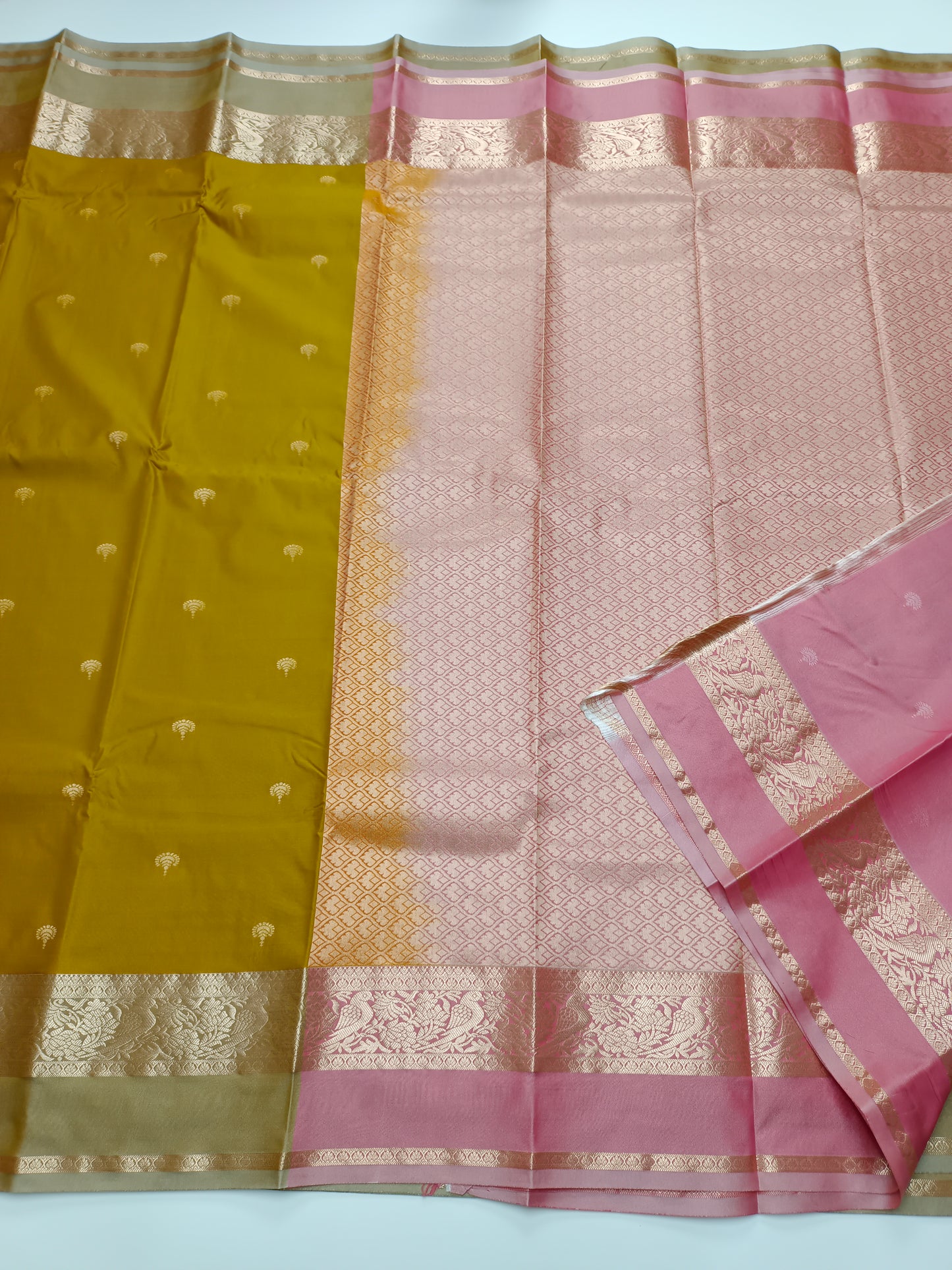 KANCHIPURAM SEMI SILK SAREE