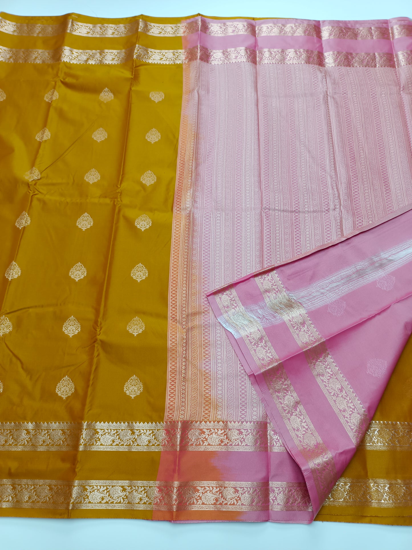 KANCHIPURAM SEMI SILK SAREE