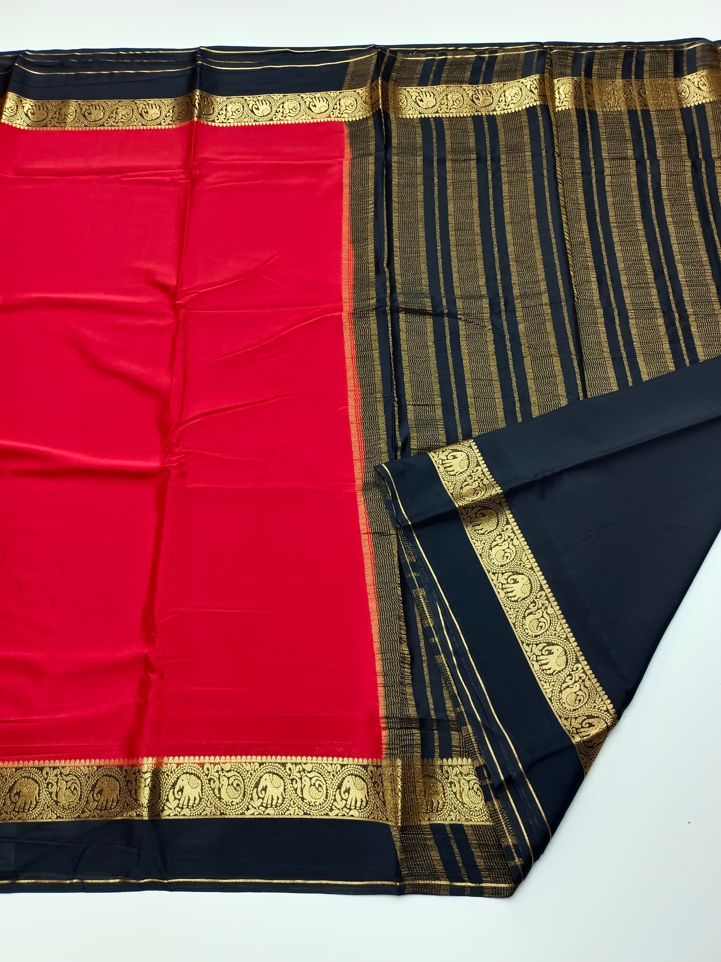 RASHMIKA MANDANNA INSPIRED SEMI CREPE SILK SAREE