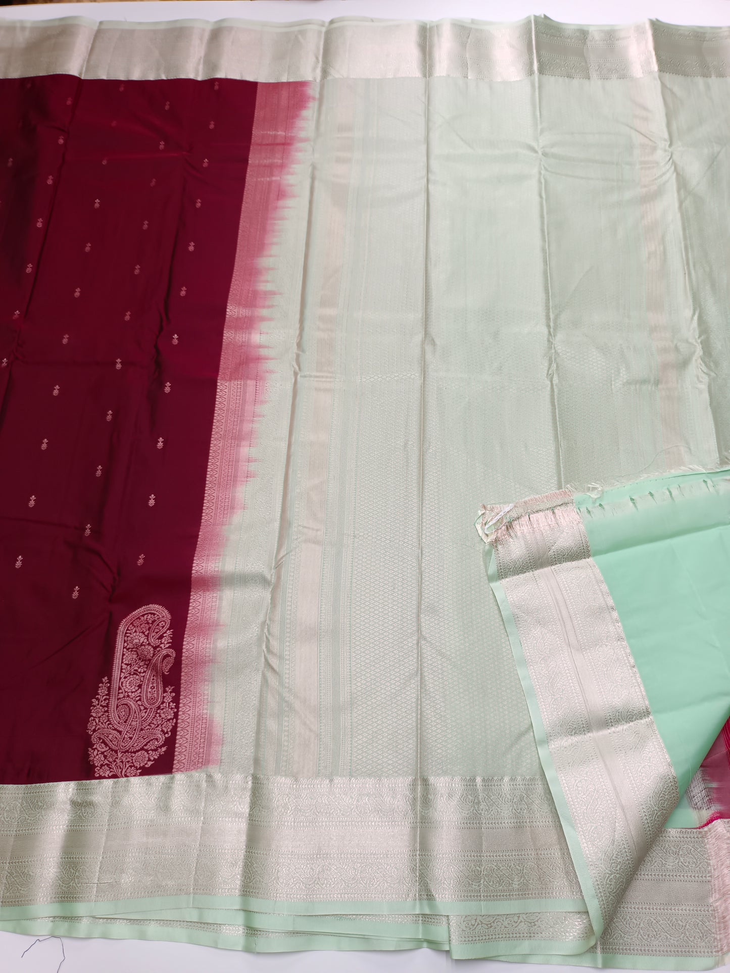 KANCHIPURAM SEMI SILK SAREE
