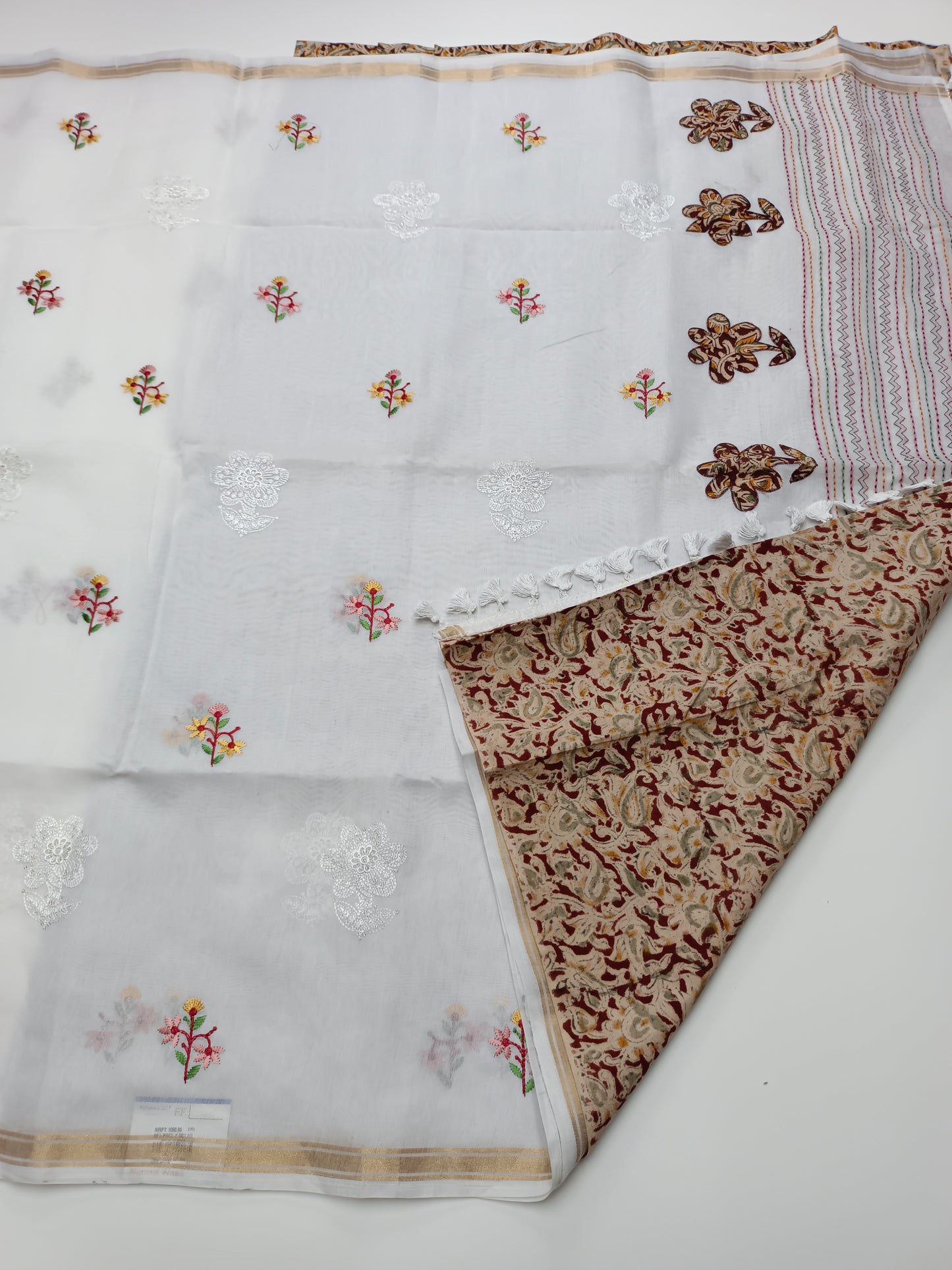 FANCY LENIN COTTON SAREE