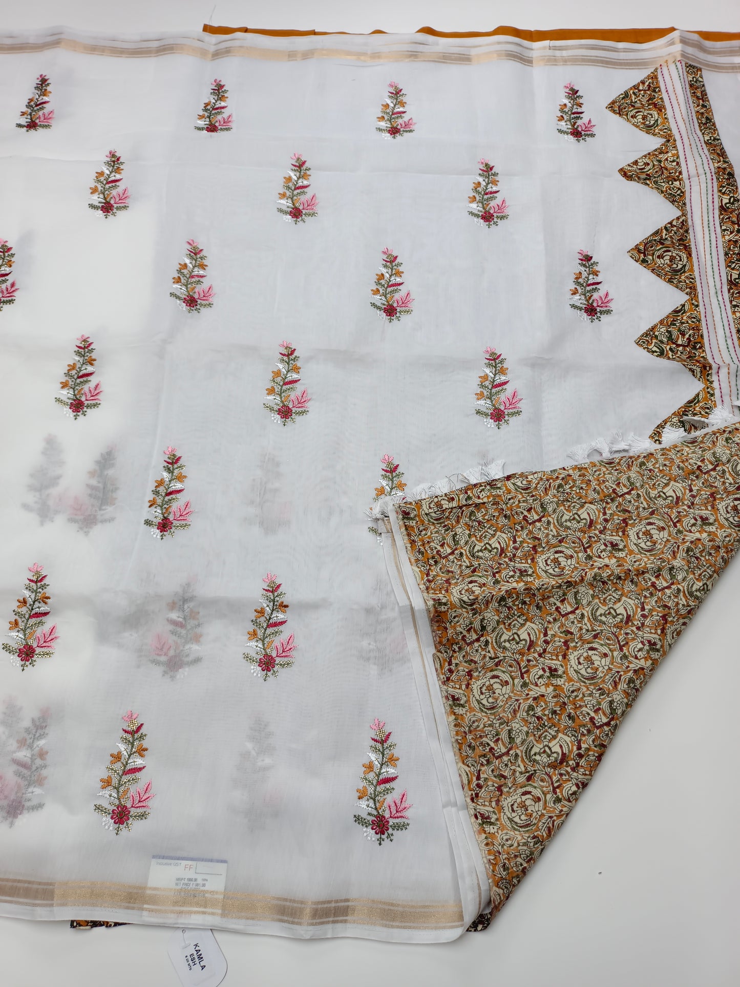 FANCY LENIN COTTON SAREE