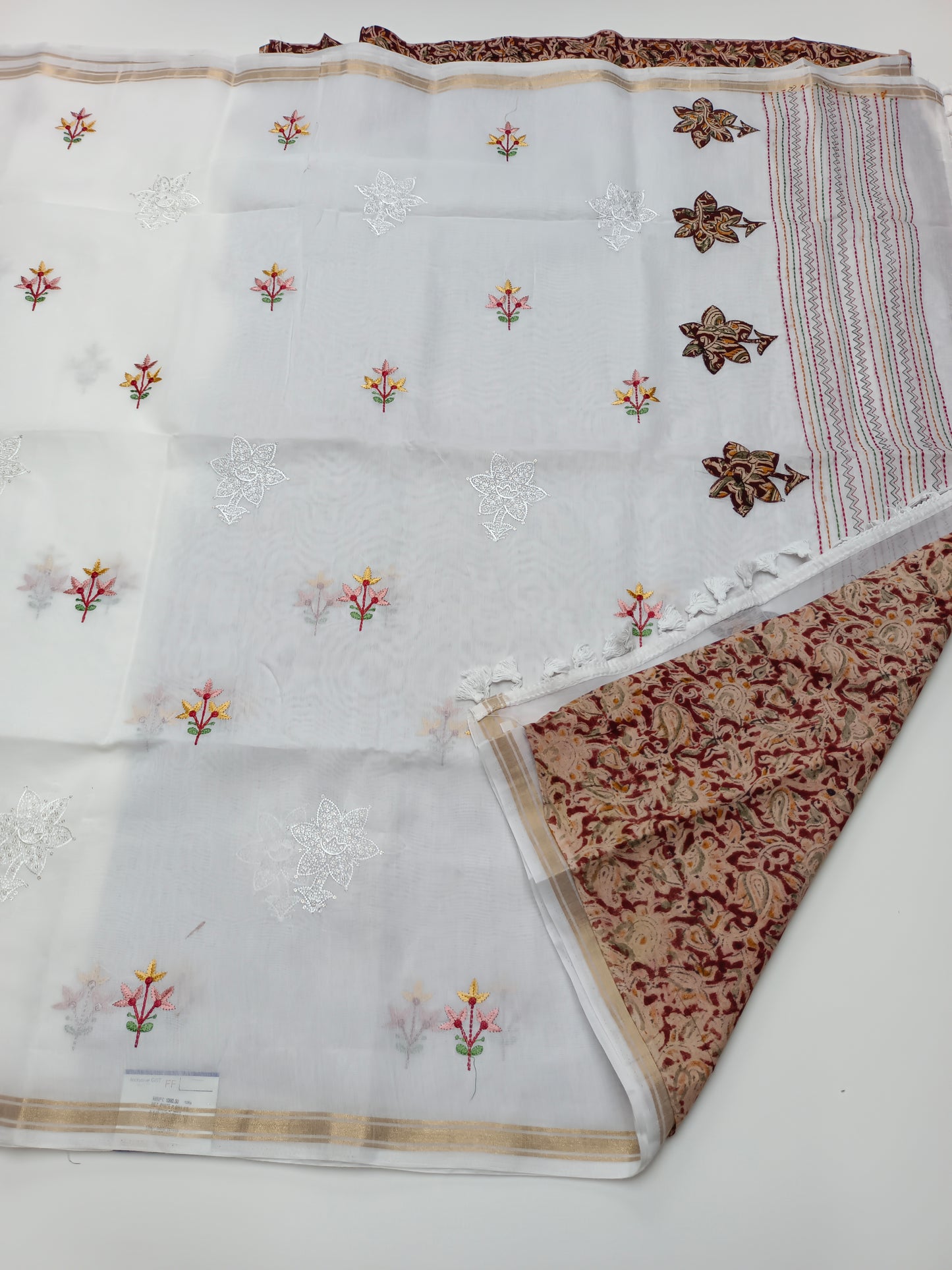 FANCY LENIN COTTON SAREE