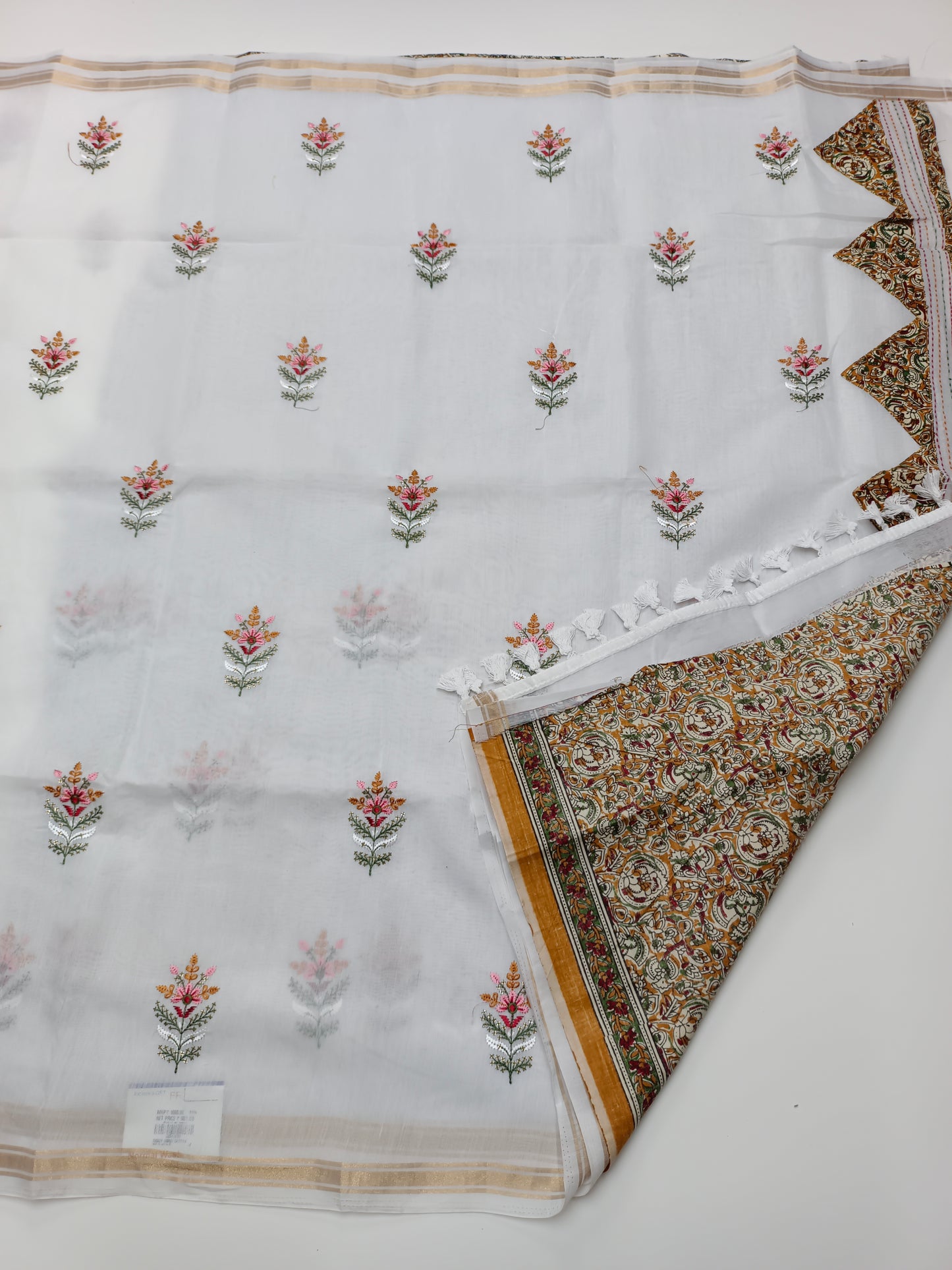 FANCY LENIN COTTON SAREE