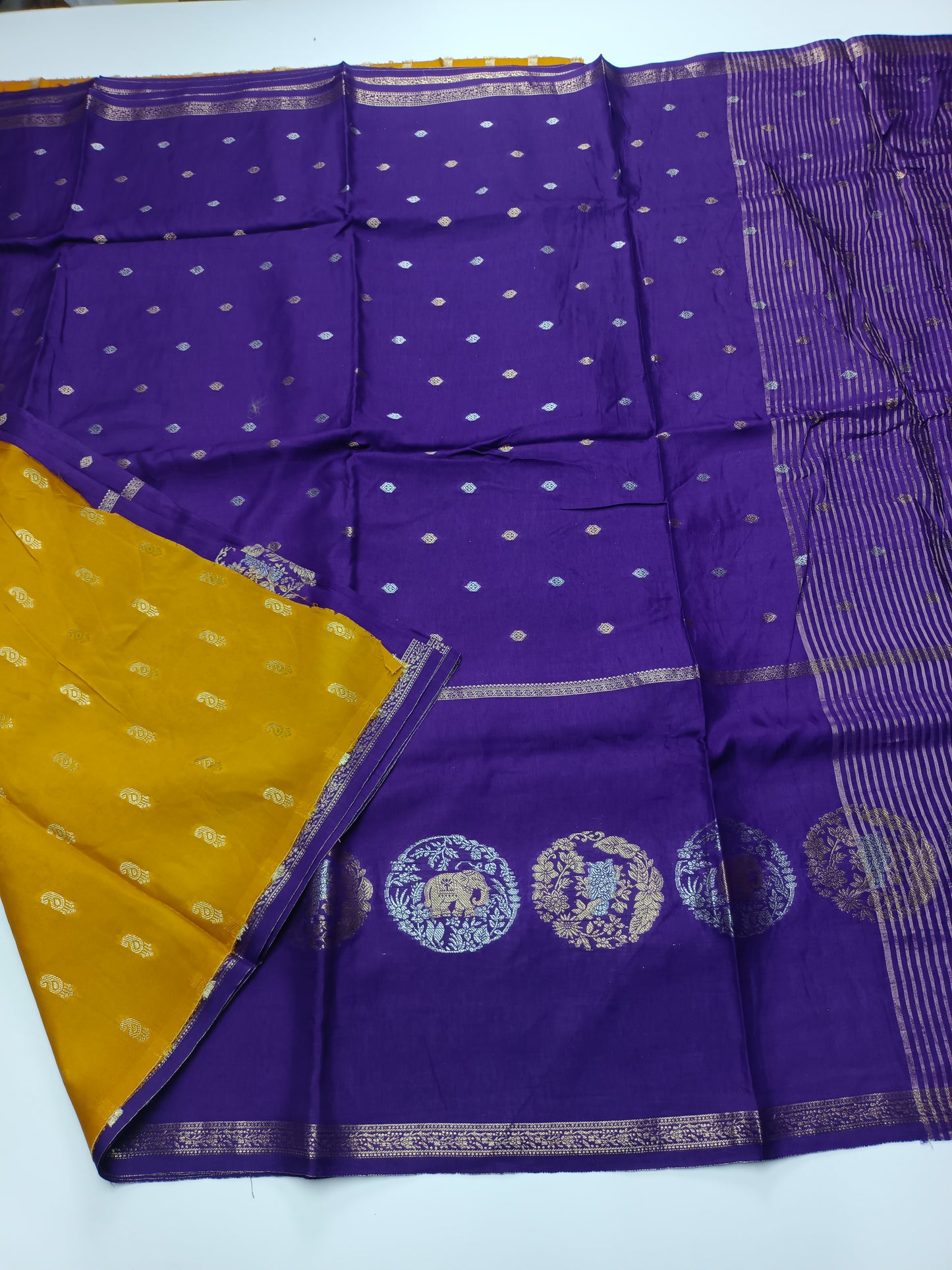 SEMI CREPE SILK SAREE