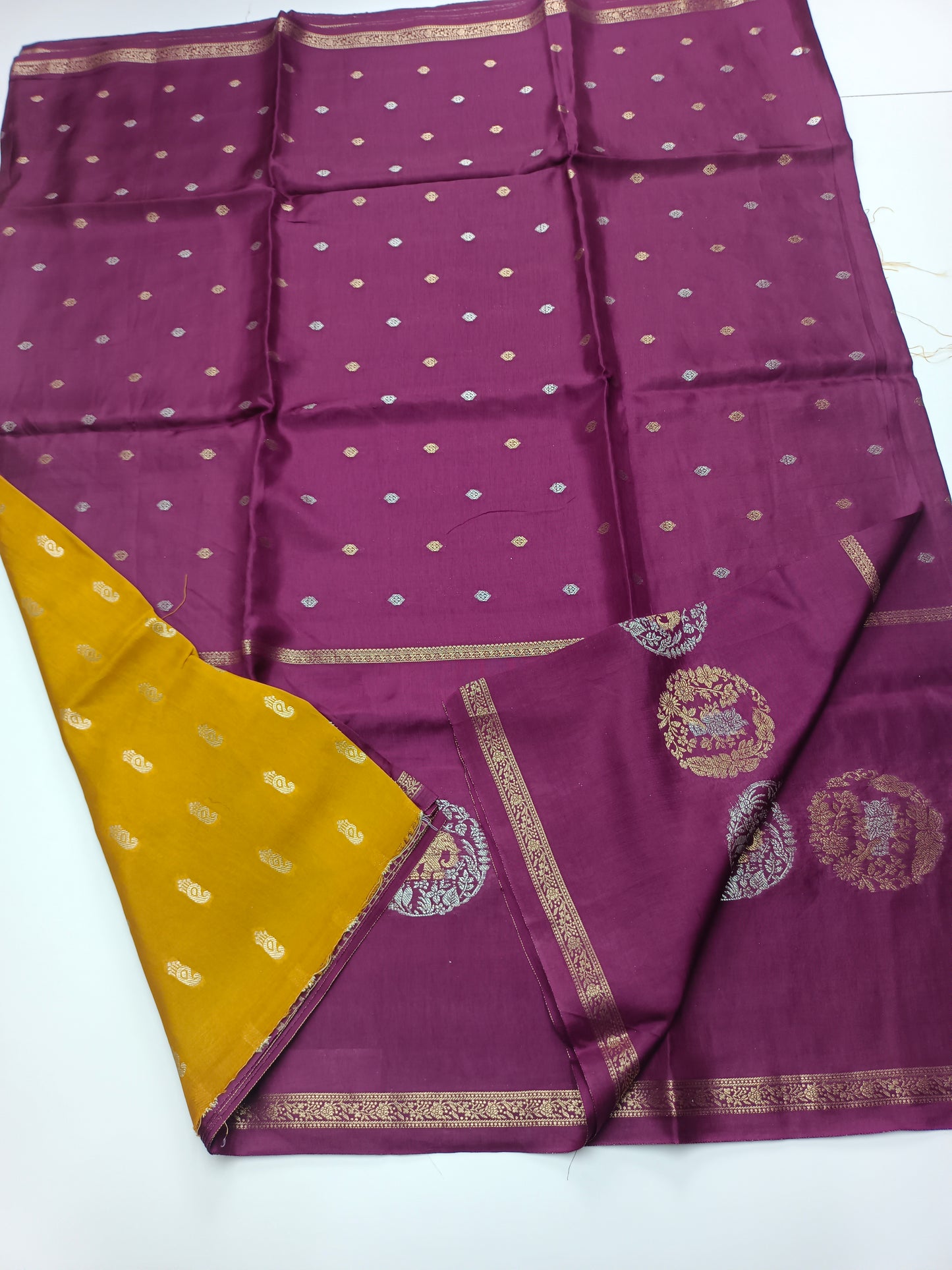 SEMI CREPE SILK SAREE