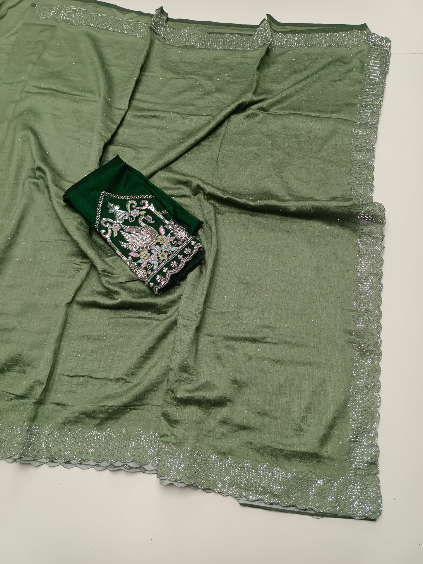 FANCY WORK SAREE