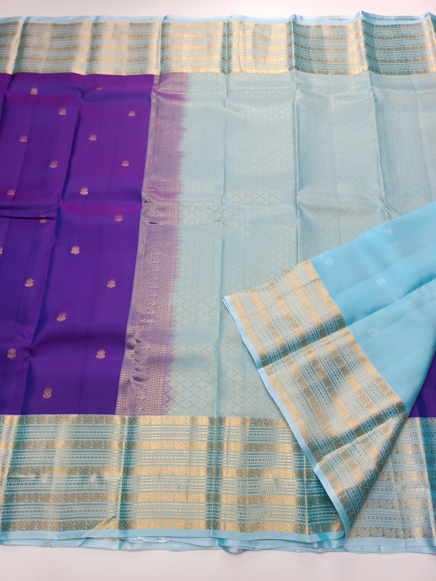 KANCHIPURAM SEMI SILK SAREE