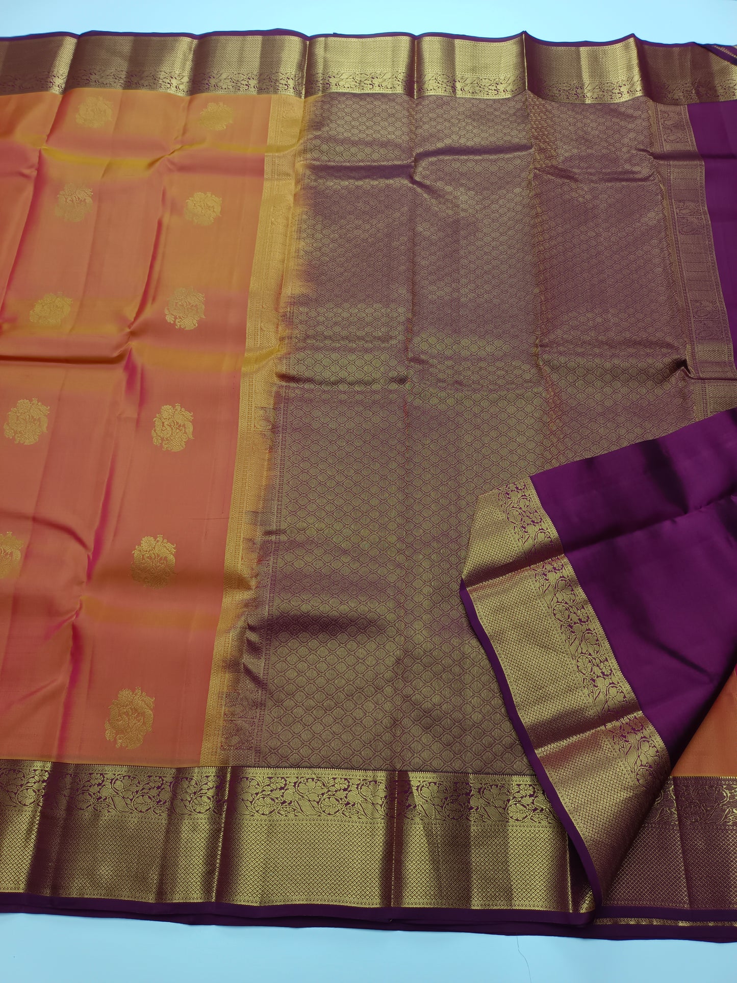 KANCHIPURAM SEMI SILK SAREE