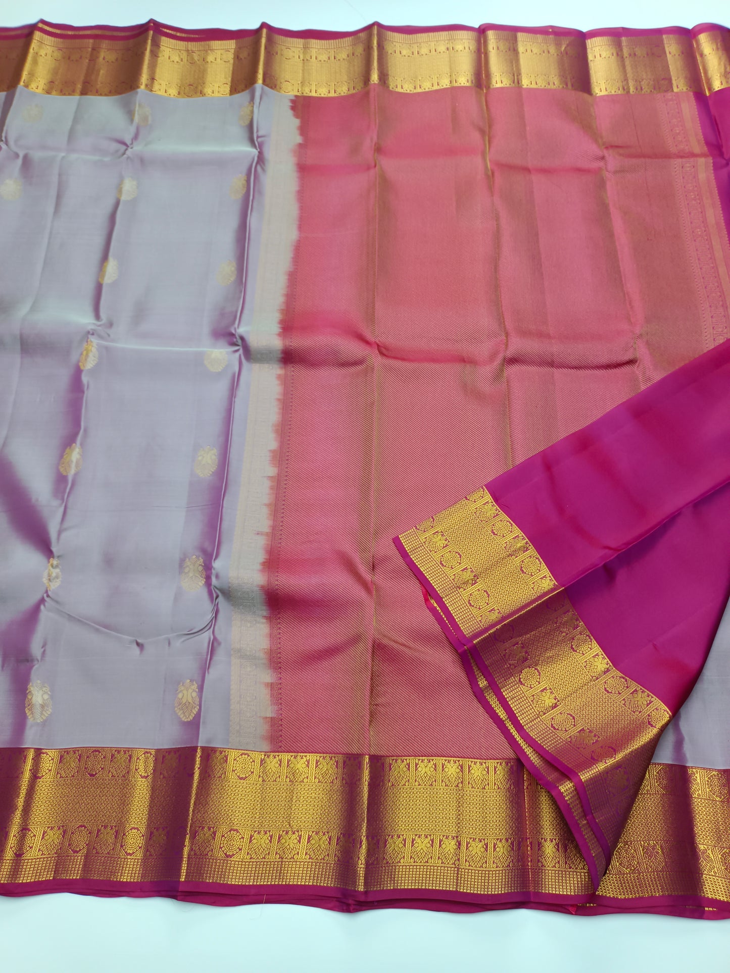 KANCHIPURAM SEMI SILK SAREE