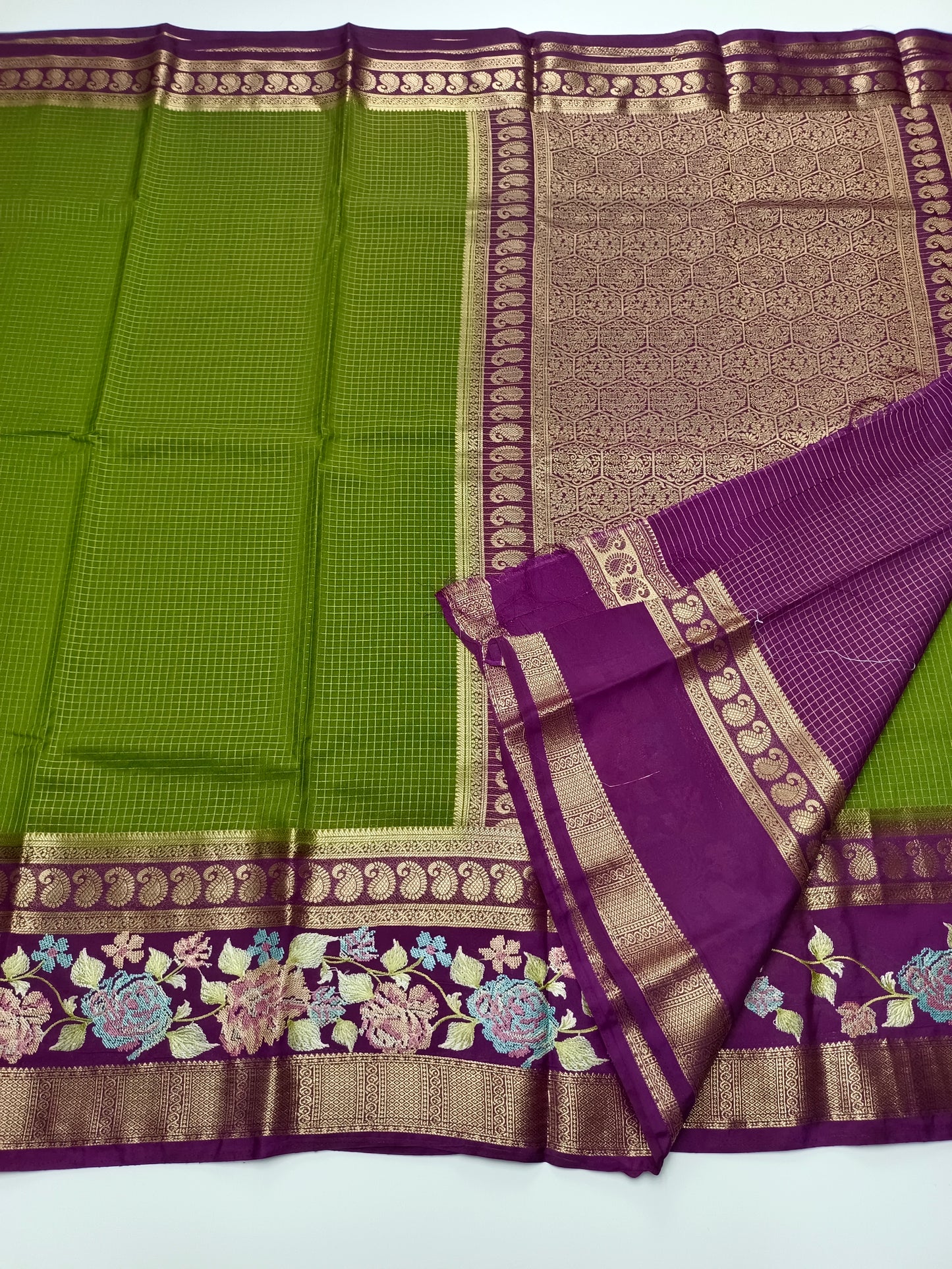 SEMI CREPE SILK SAREE