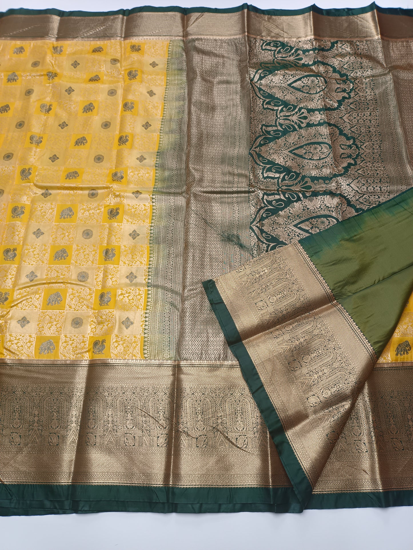 KANCHIPURAM BROCADE SILK SAREE
