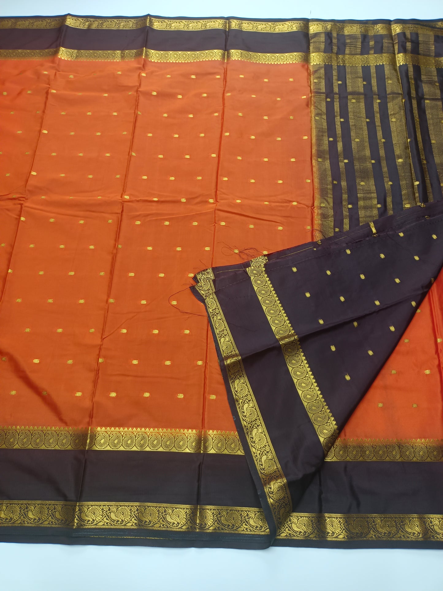 SEMI CRPE SILK SAREE