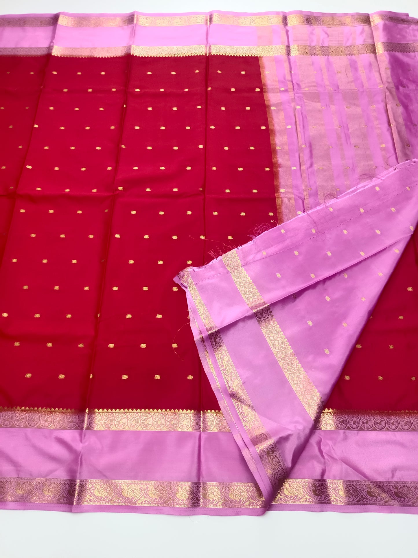 SEMI CRPE SILK SAREE