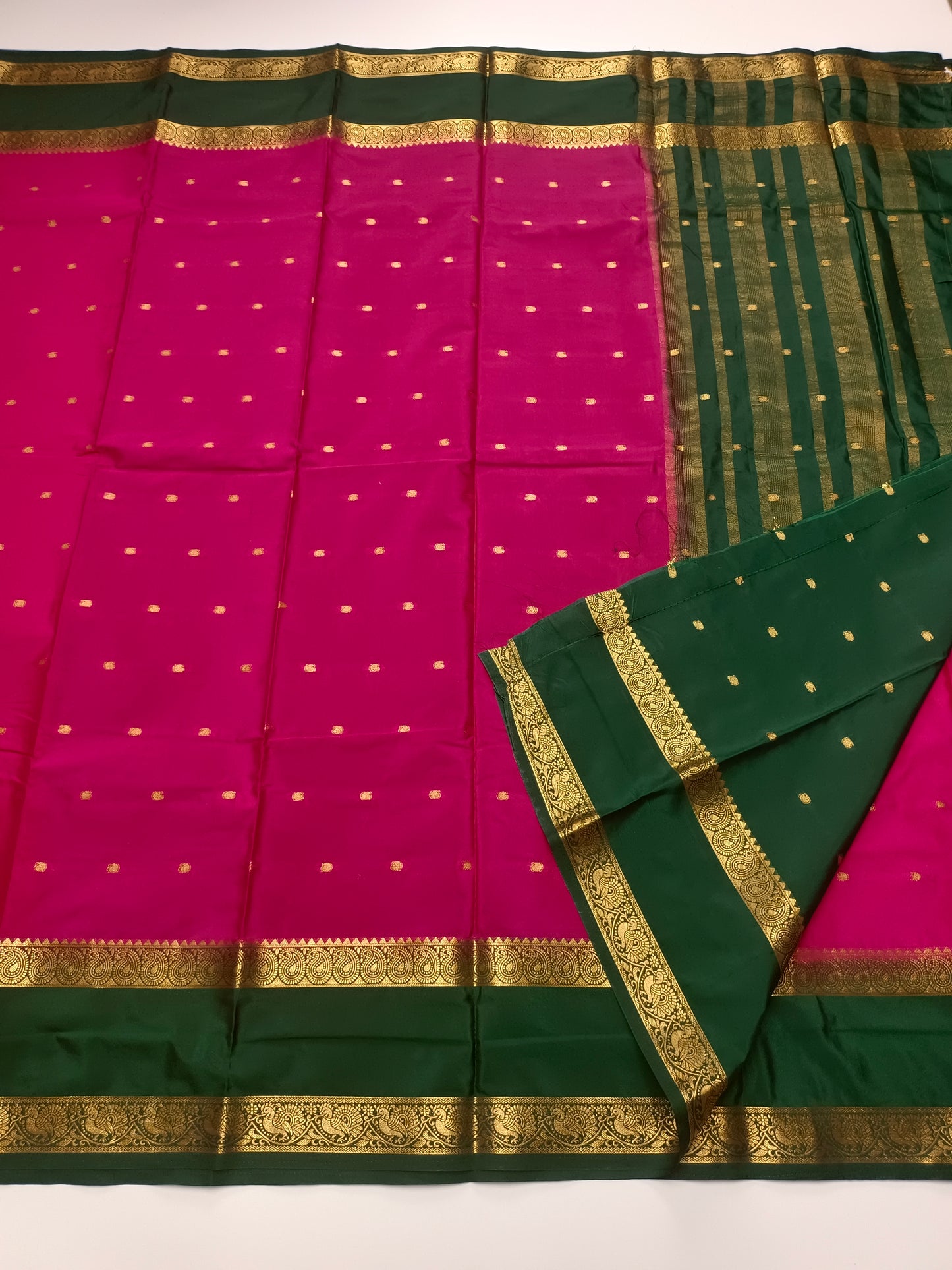 SEMI CRPE SILK SAREE