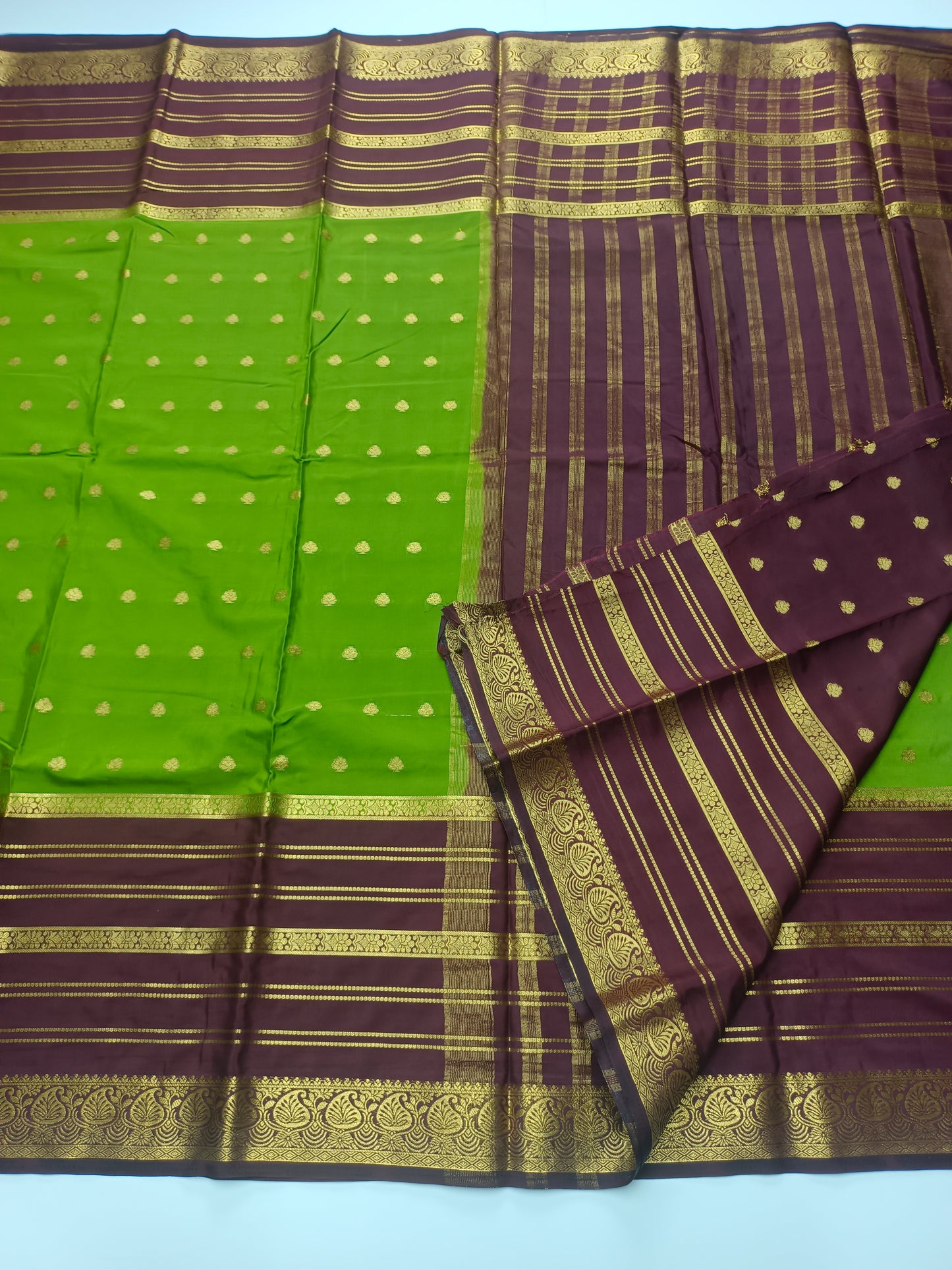 SEMI CRPE SILK SAREE