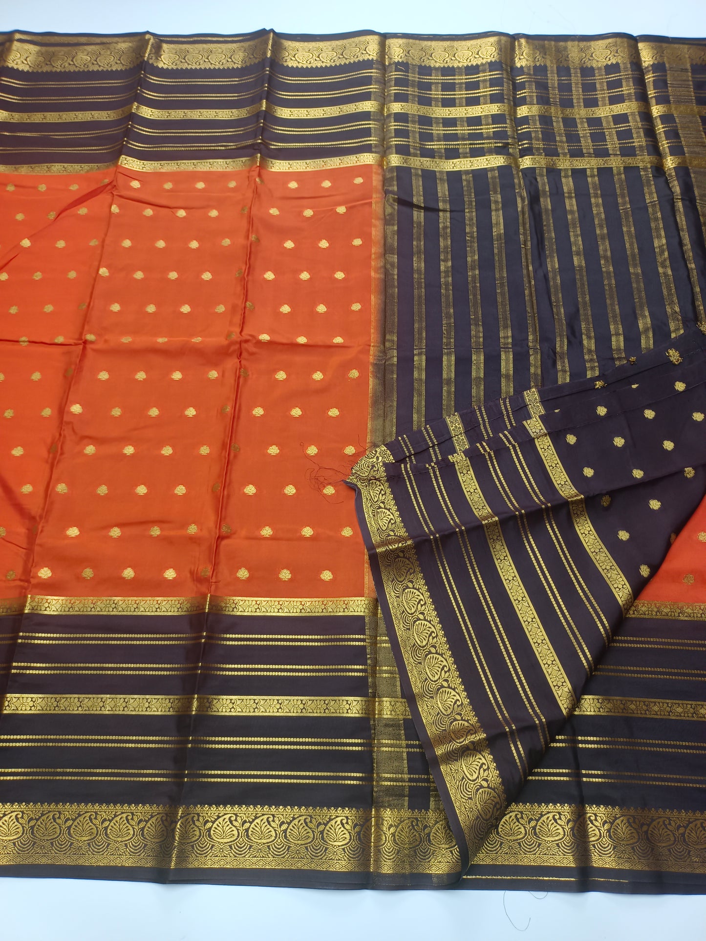 SEMI CRPE SILK SAREE