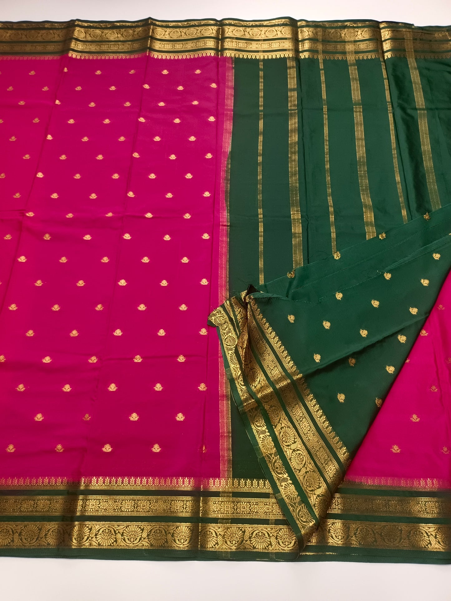 SEMI CRPE SILK SAREE