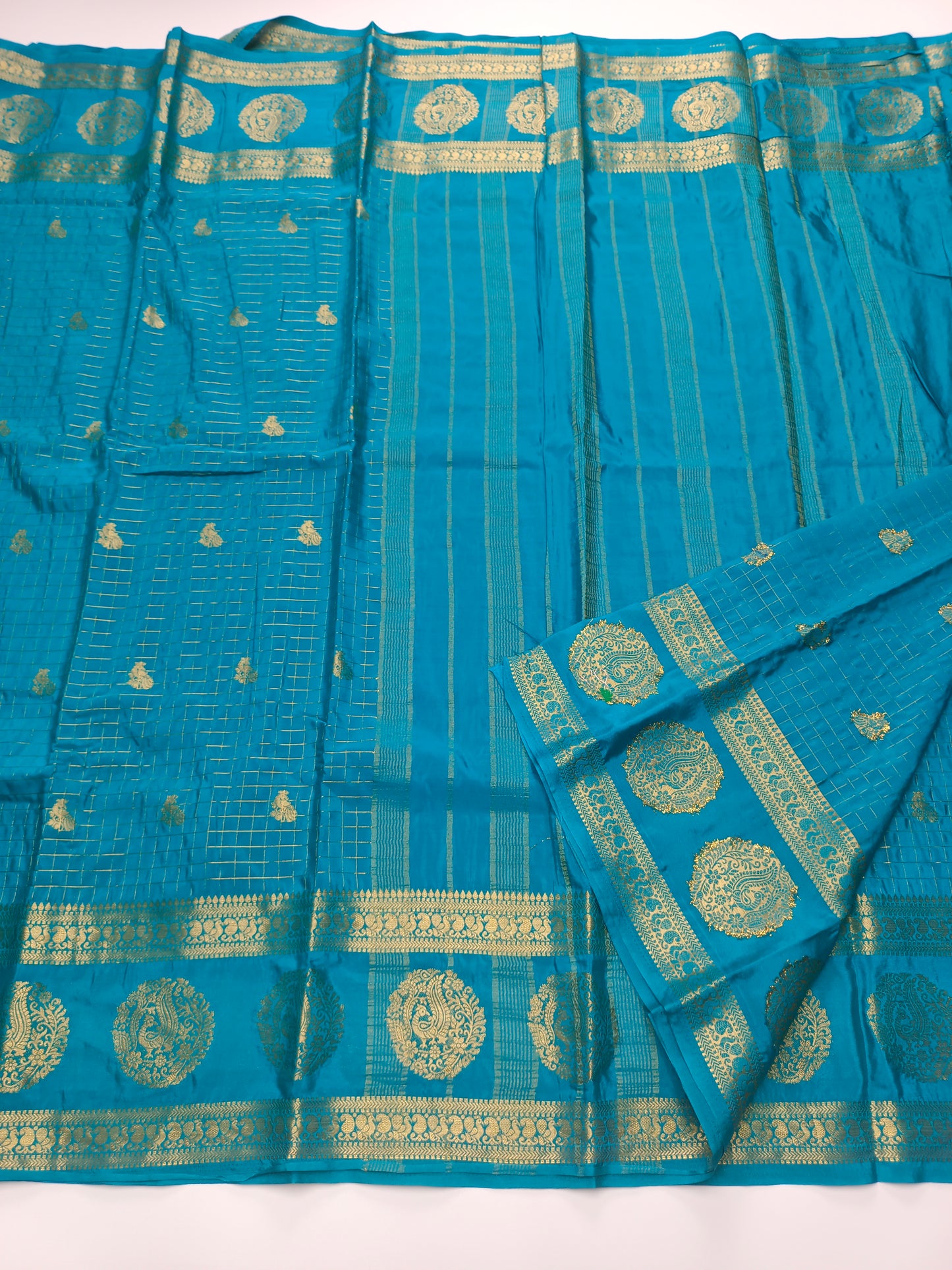 SEMI CRPE SILK SAREE