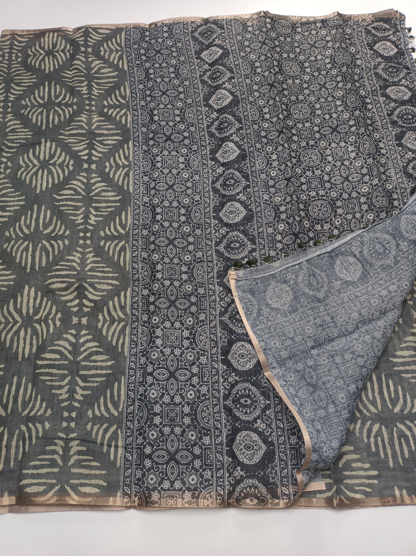 FANCY LENIN COTTON SAREE