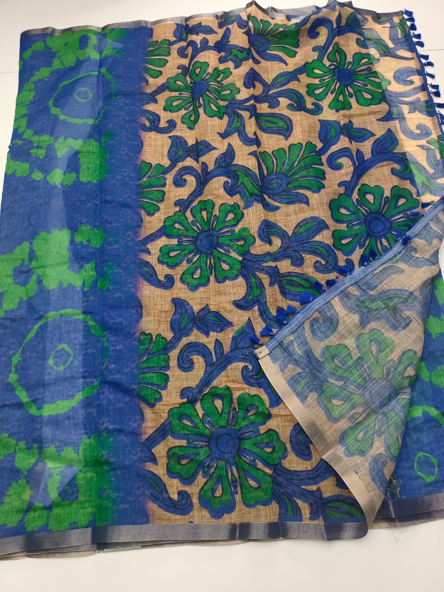 FANCY LENIN COTTON SAREE