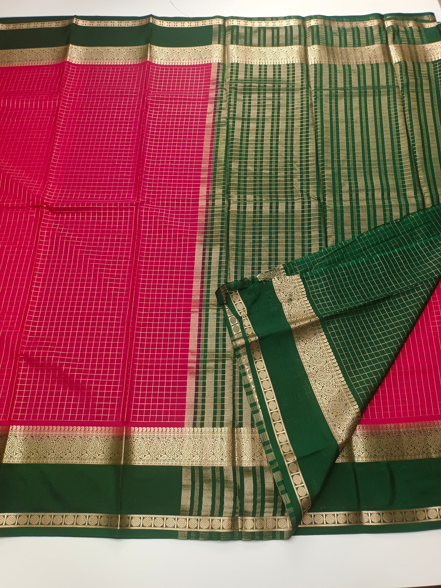 FANCY SEMI CREPE SILK SAREE