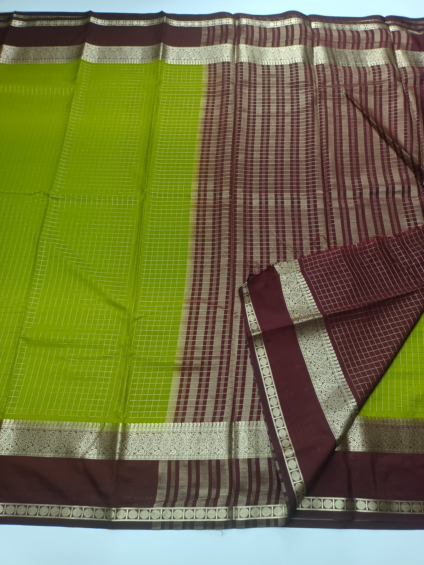 FANCY SEMI CREPE SILK SAREE