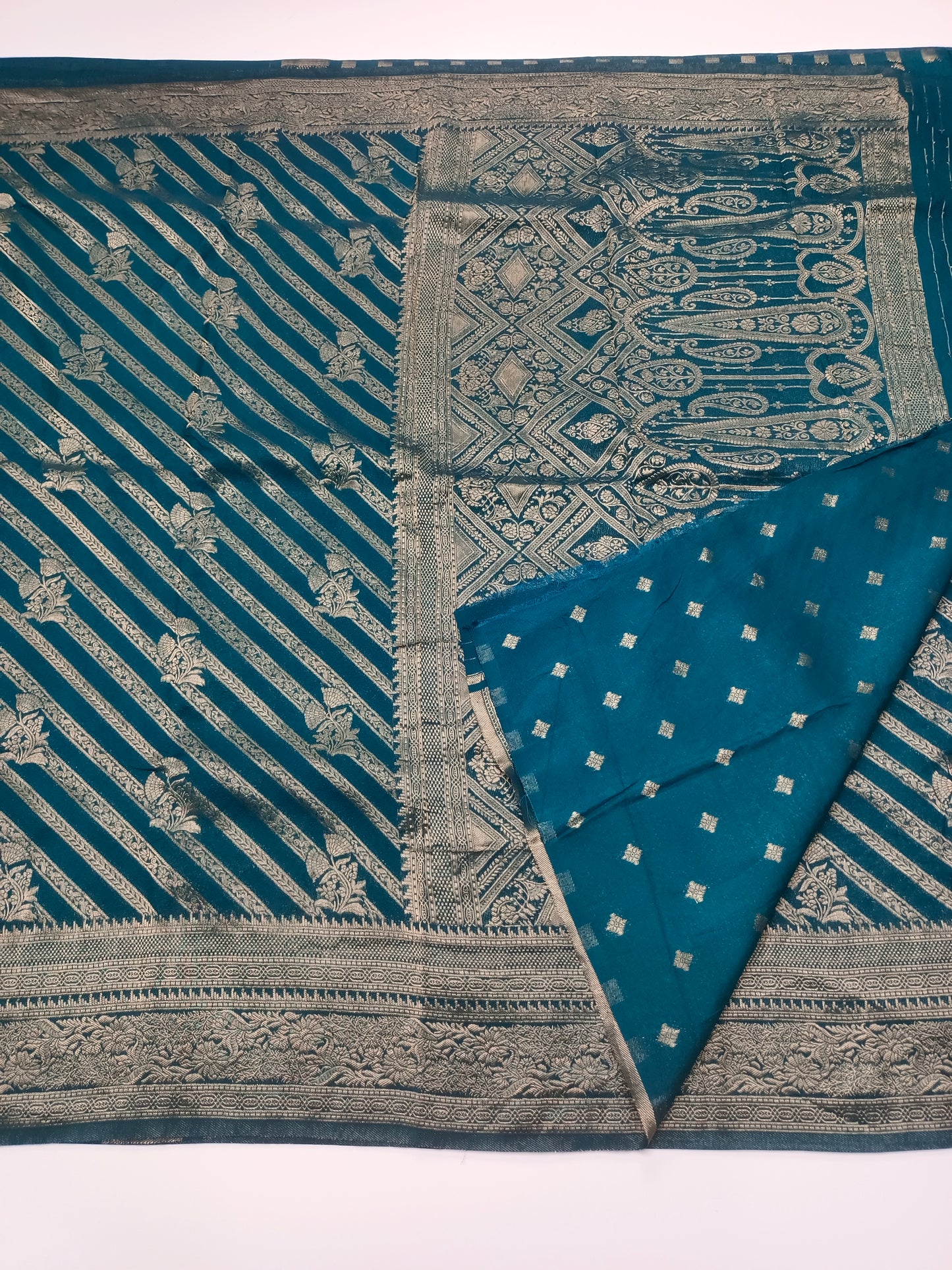 FANCY CHINON CREPE SAREE