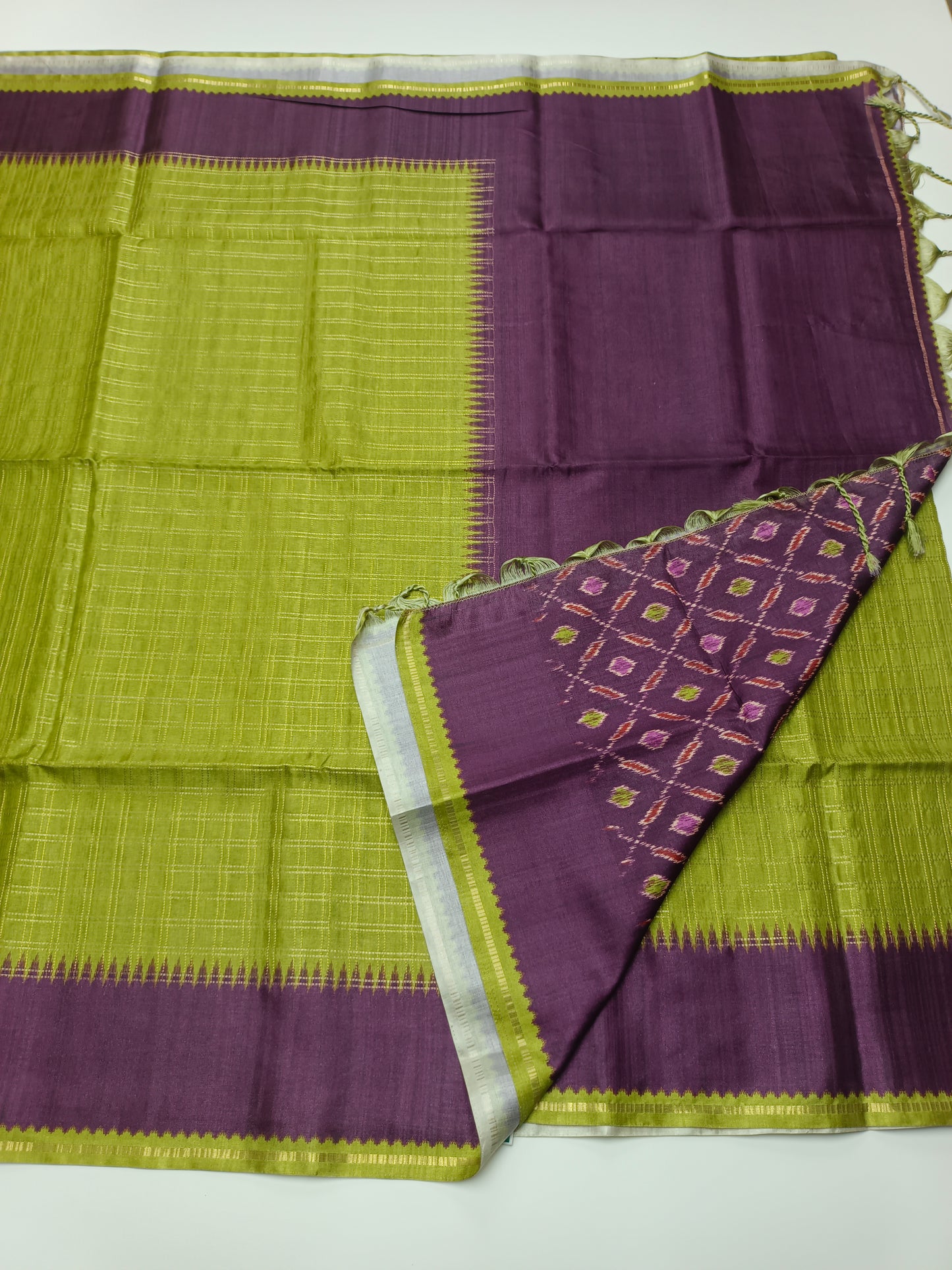 FANCY MATKA TUSSER SILK SAREE