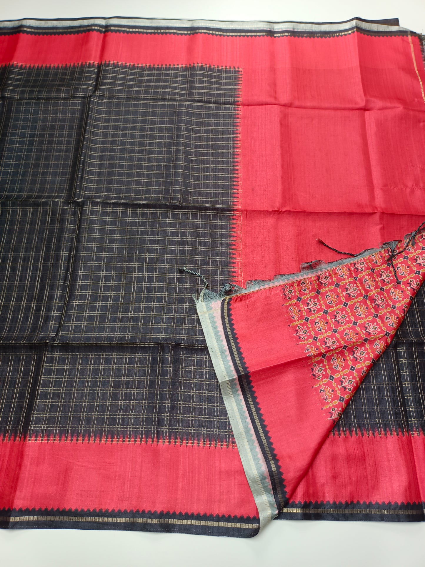 FANCY MATKA TUSSER SILK SAREE
