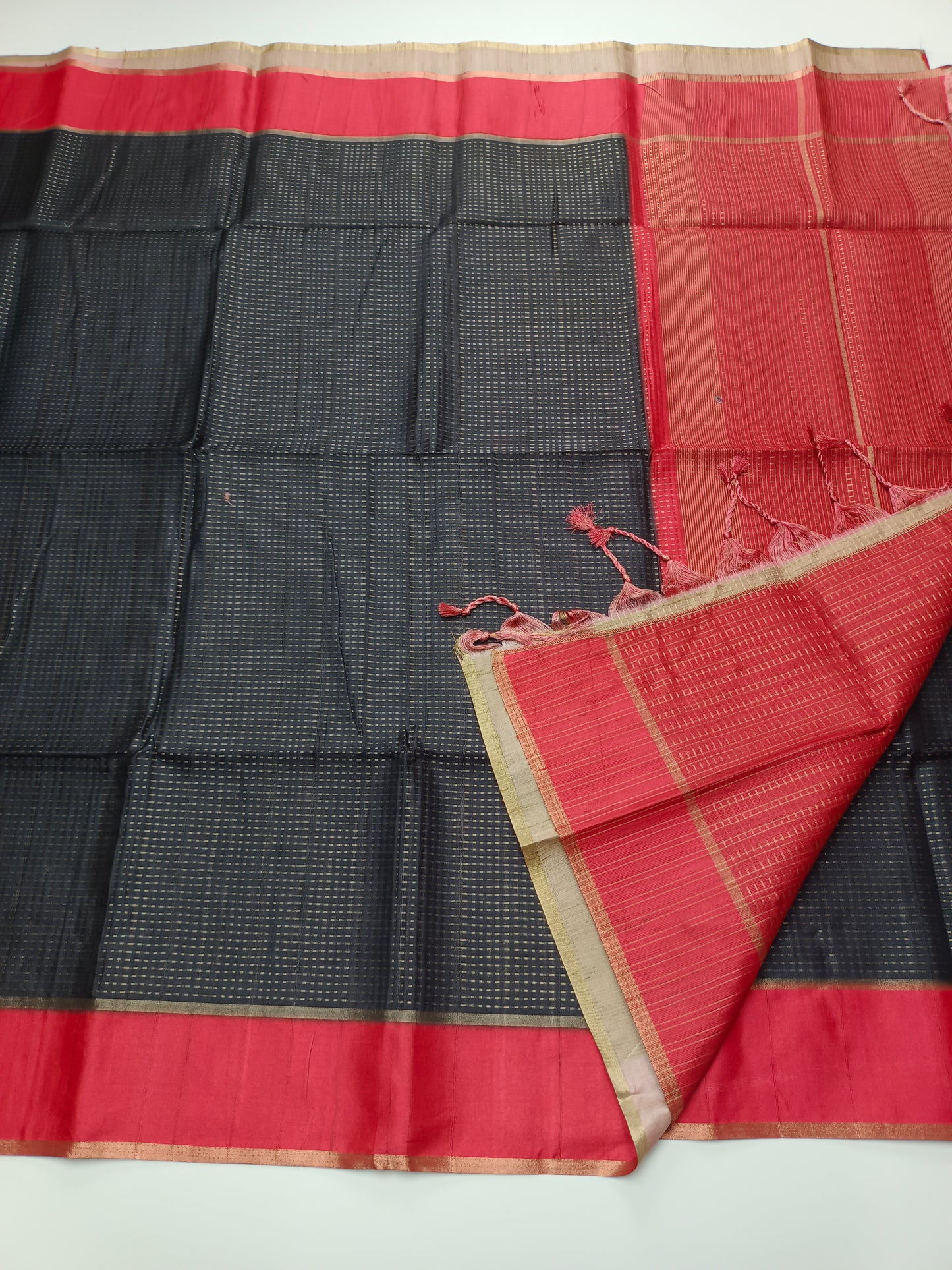 FANCY MATKA TUSSER SILK SAREE