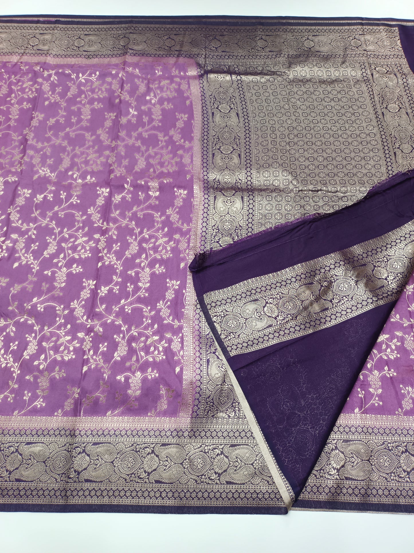 FANCY CHINON CREPE SAREE