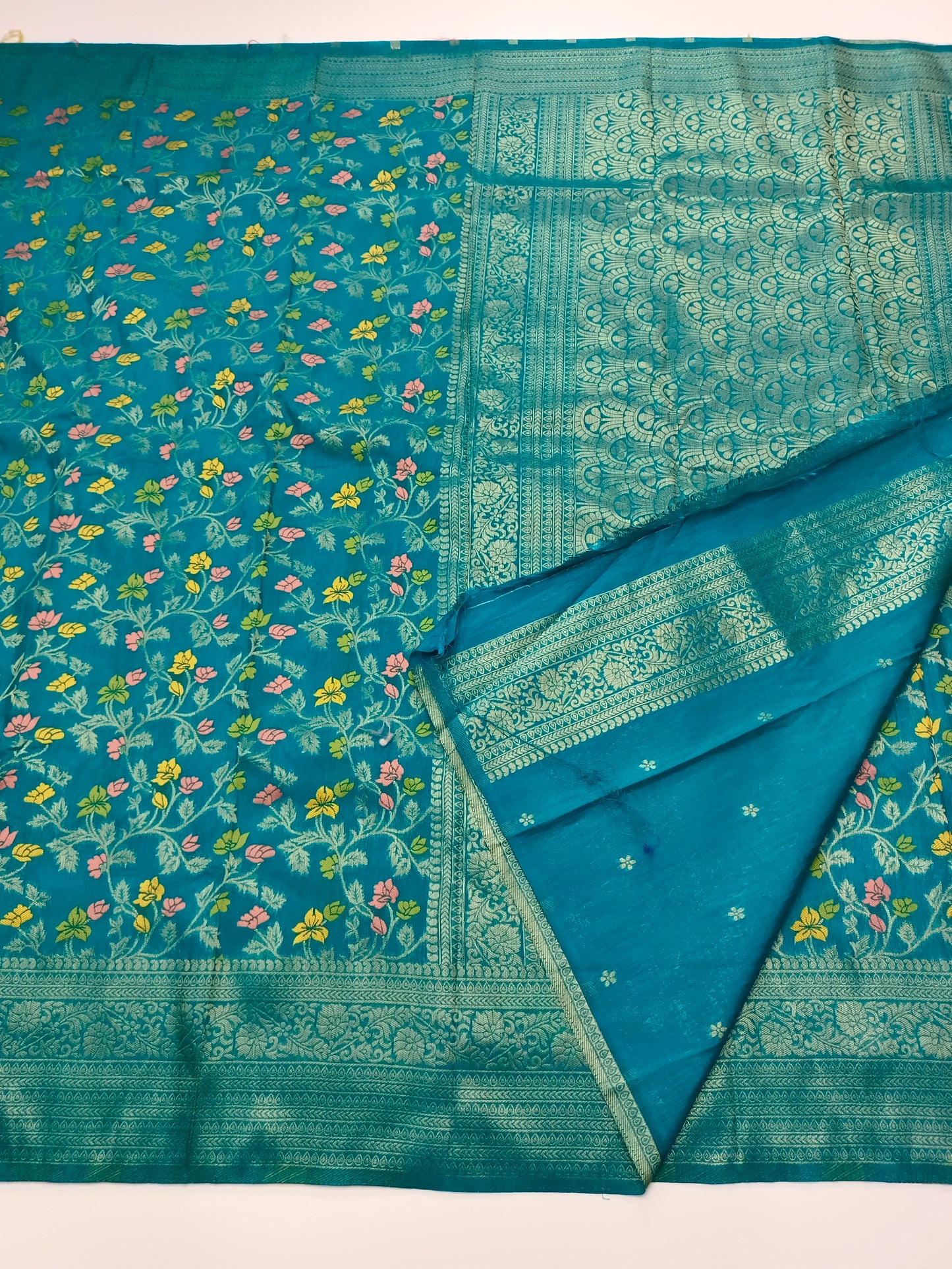 FANCY MEENA WORK SAREE