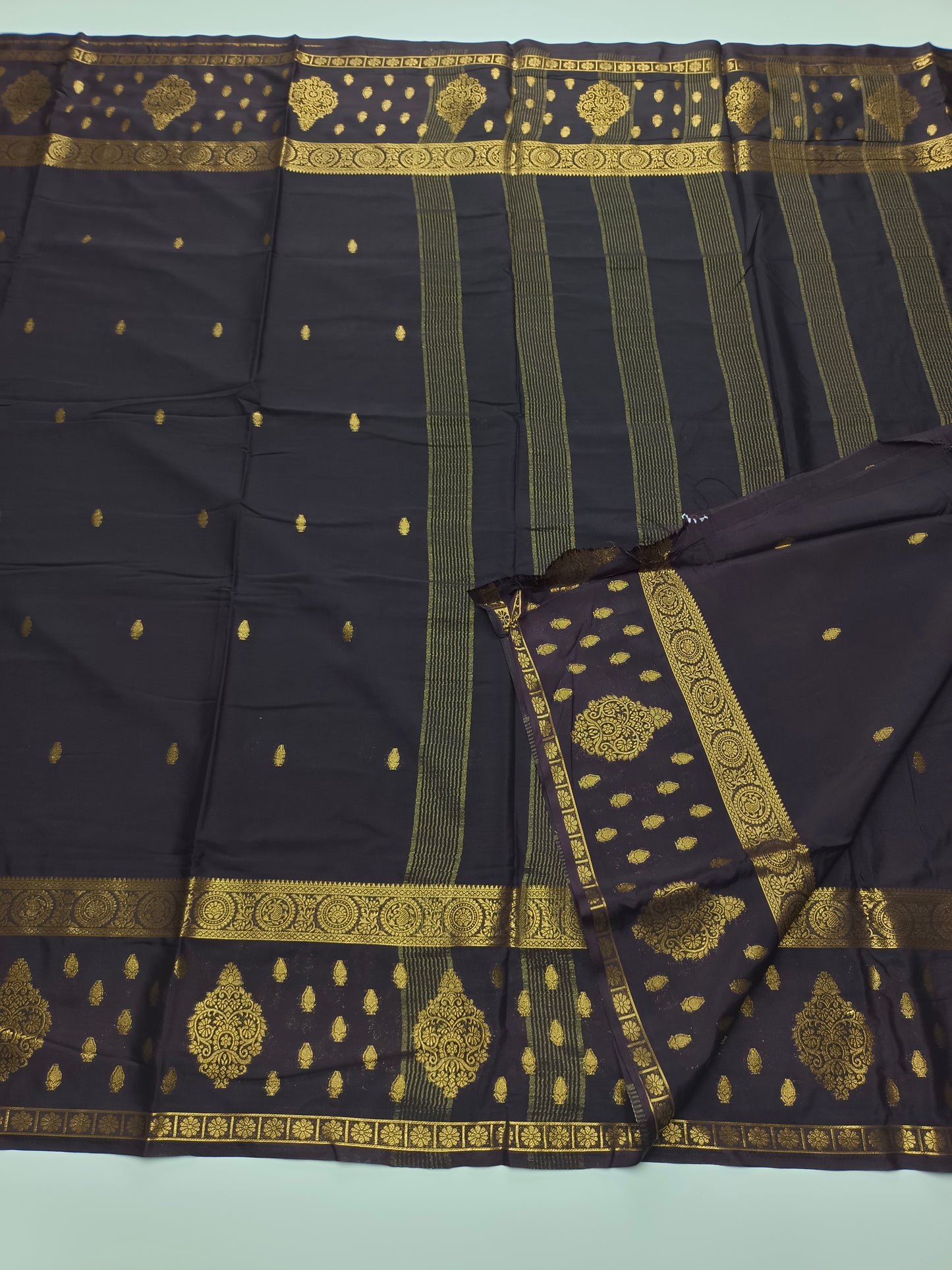 SEMI CREPE SILK SAREE