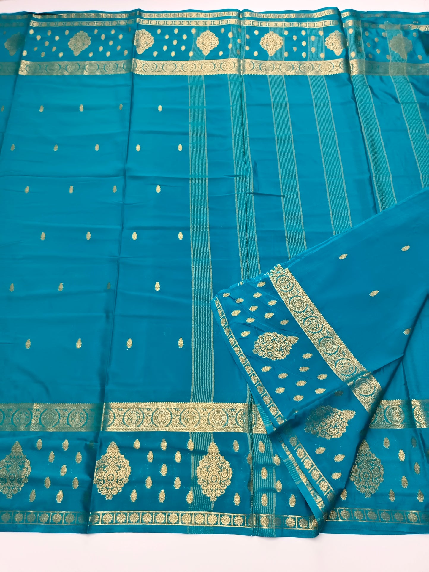 SEMI CREPE SILK SAREE