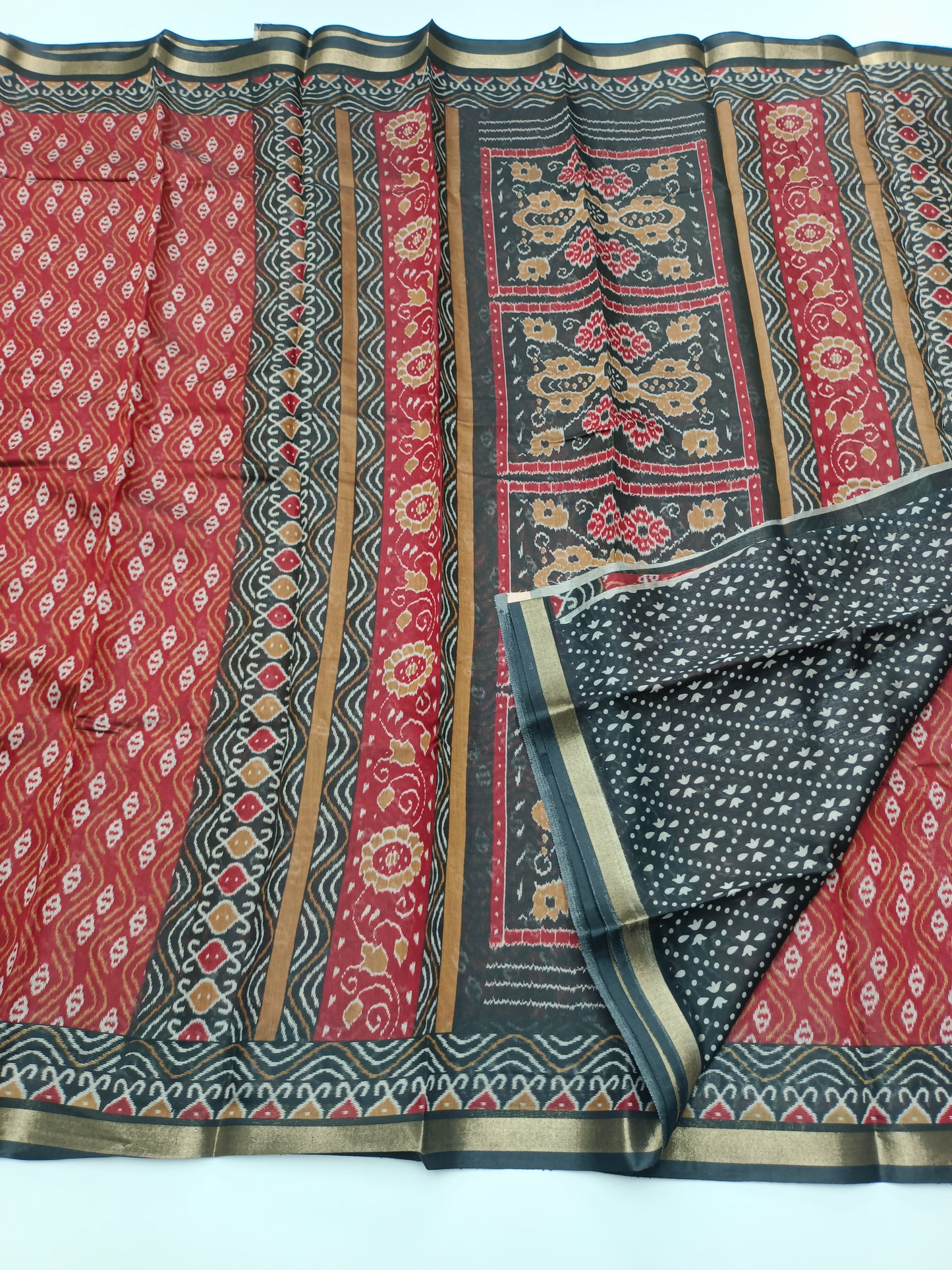 FANCY PRINTED COTTON SAREE