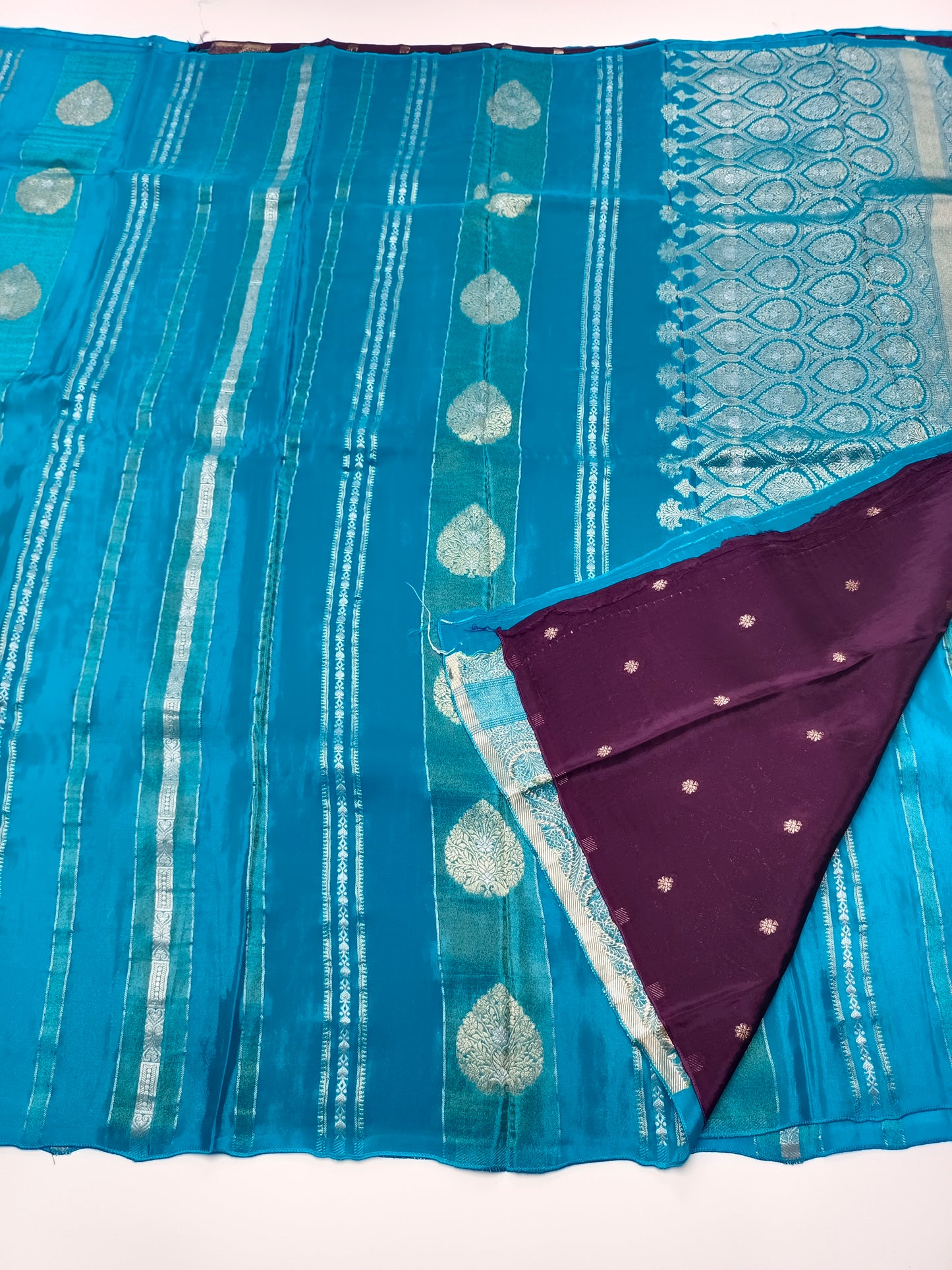FANCY ORGANZA CREPE SILK SAREE
