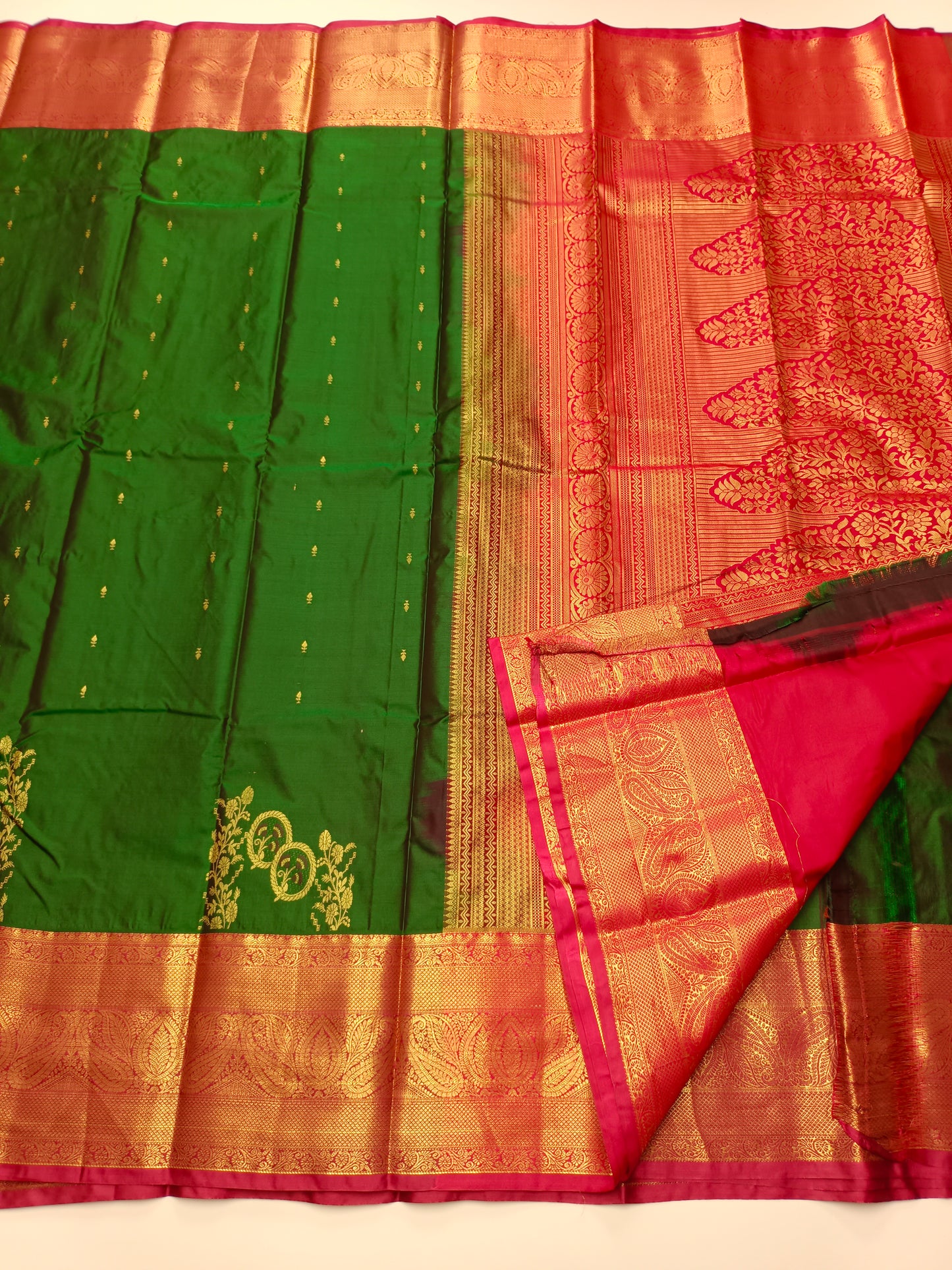 KANCHIPURAM SEMI SILK SAREE