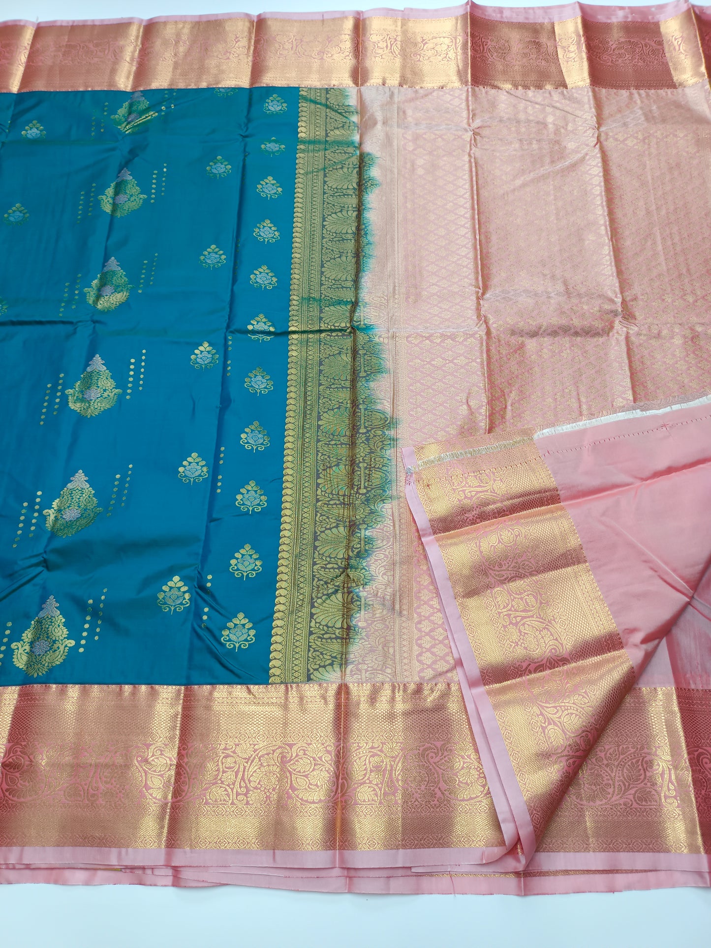 KANCHIPURAM SEMI SILK SAREE