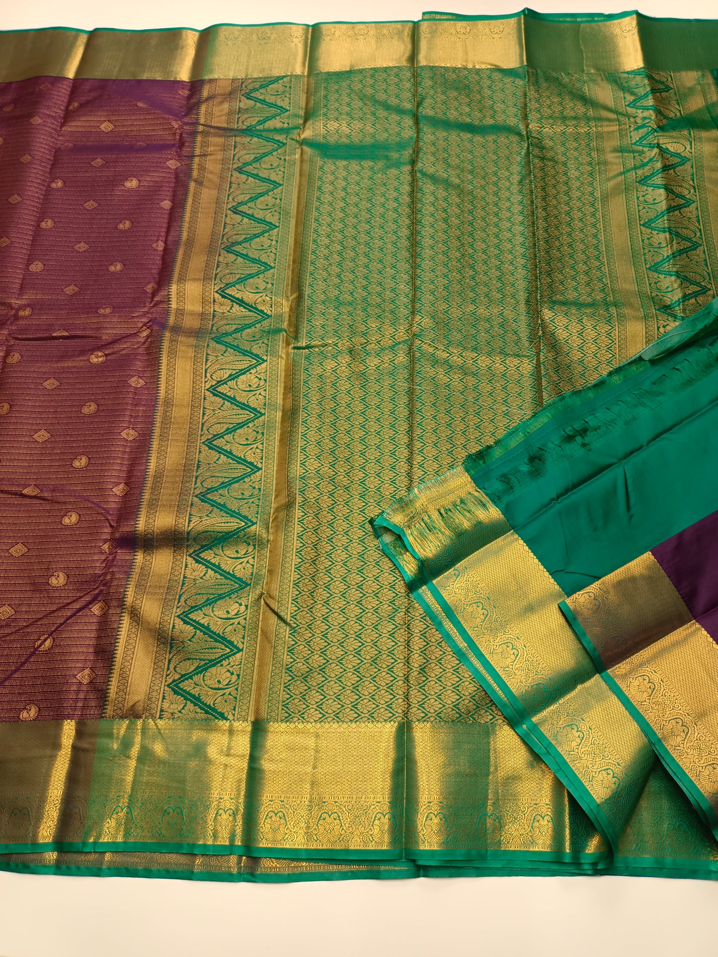 KANCHIPURAM SEMI SILK SAREE