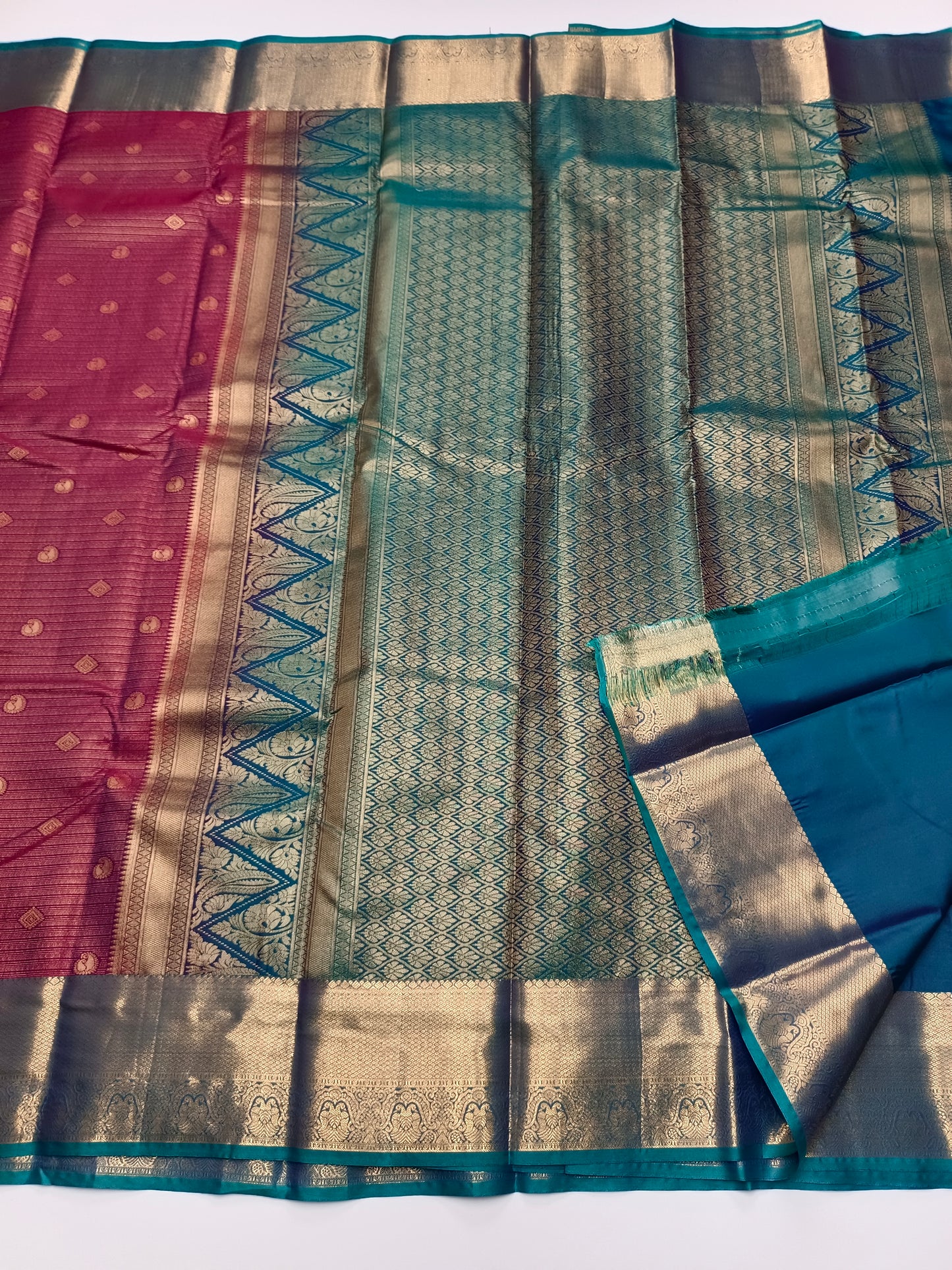 KANCHIPURAM SEMI SILK SAREE