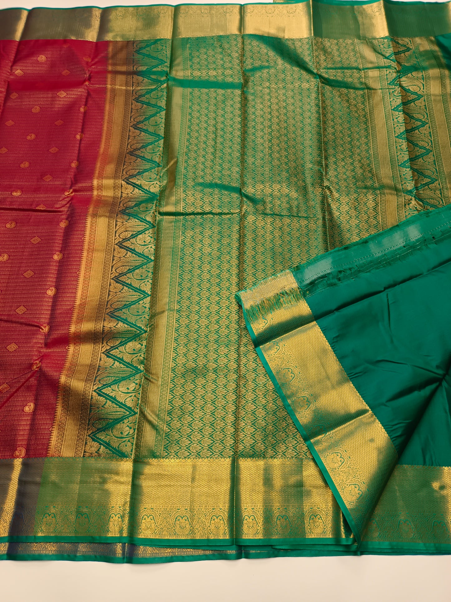 KANCHIPURAM SEMI SILK SAREE