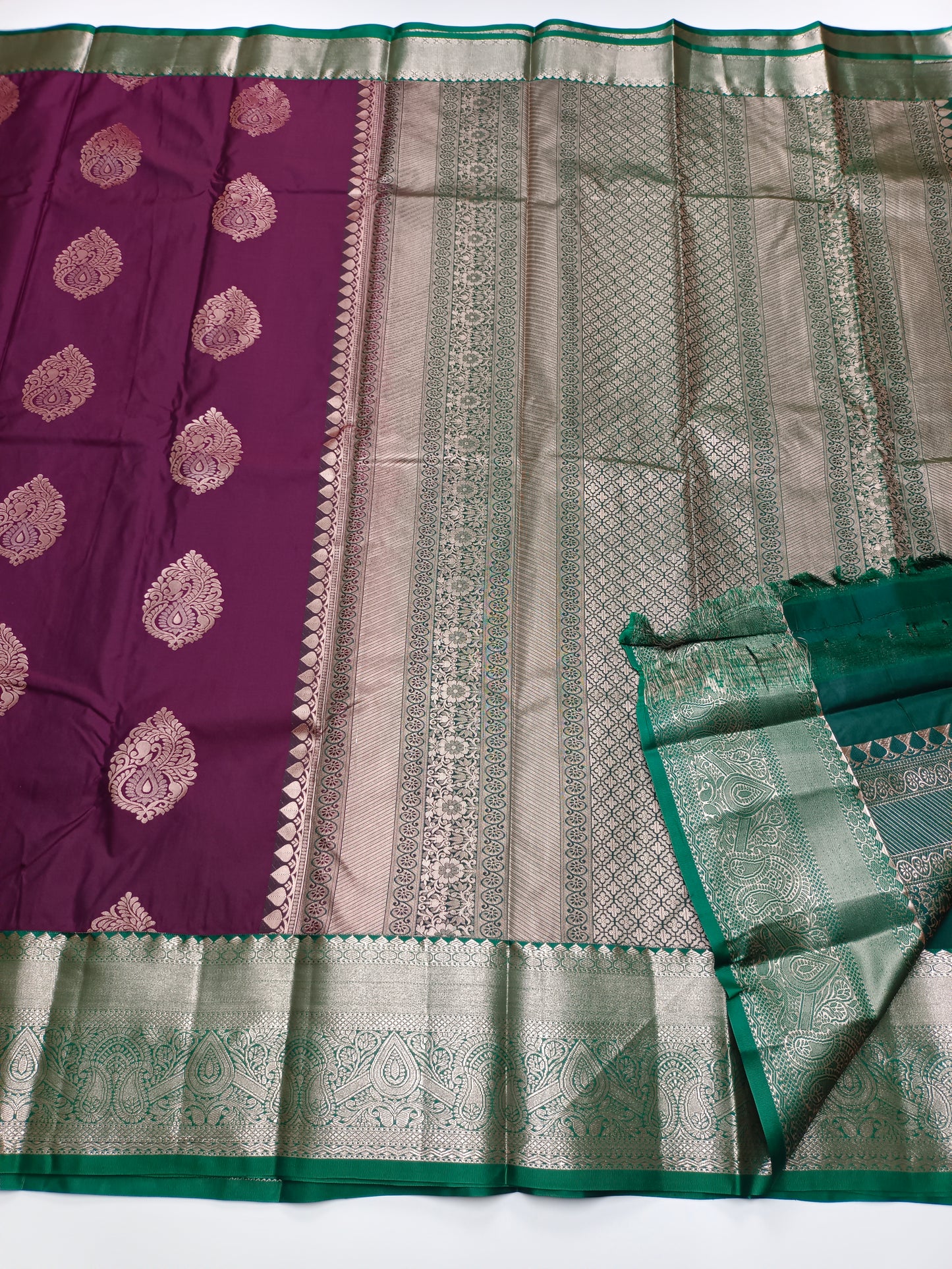 KANCHIPURAM SEMI SILK SAREE