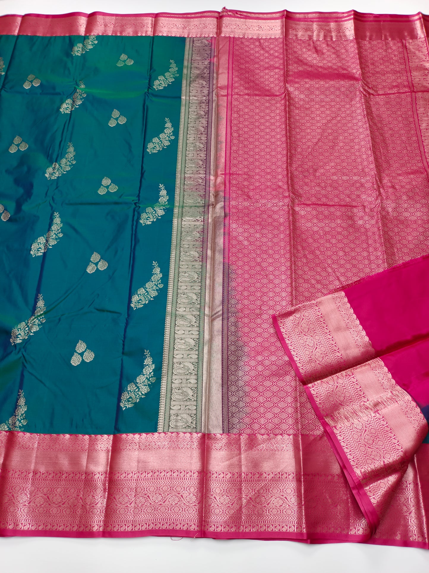 KANCHIPURAM SEMI SILK SAREE
