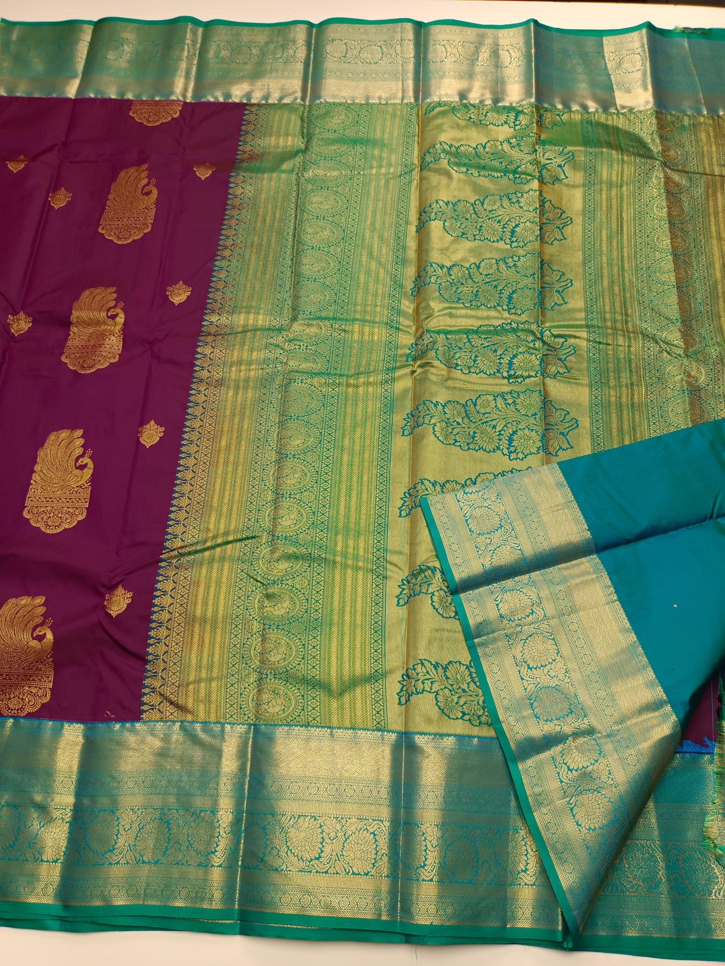 KANCHIPURAM SEMI SILK SAREE