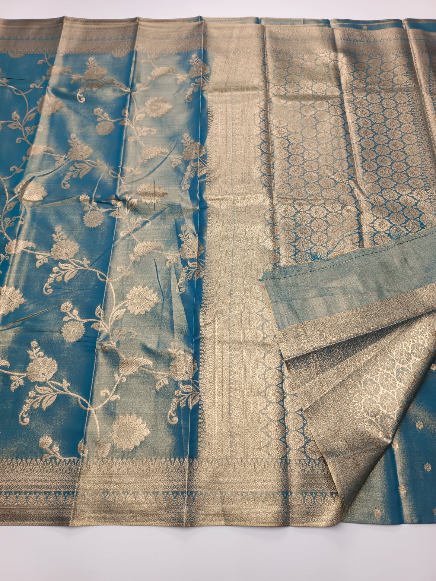 FANCY TISSUE SILK SAREE