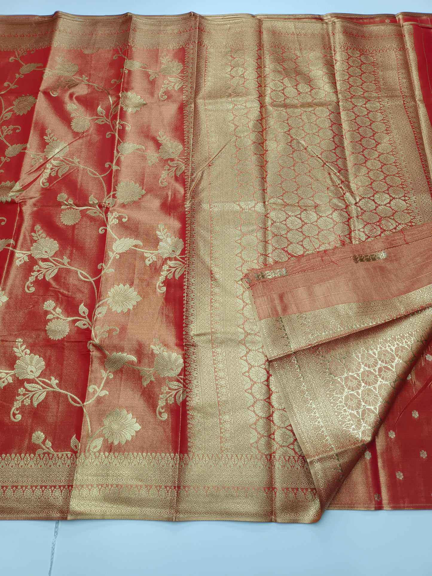 FANCY TISSUE SILK SAREE