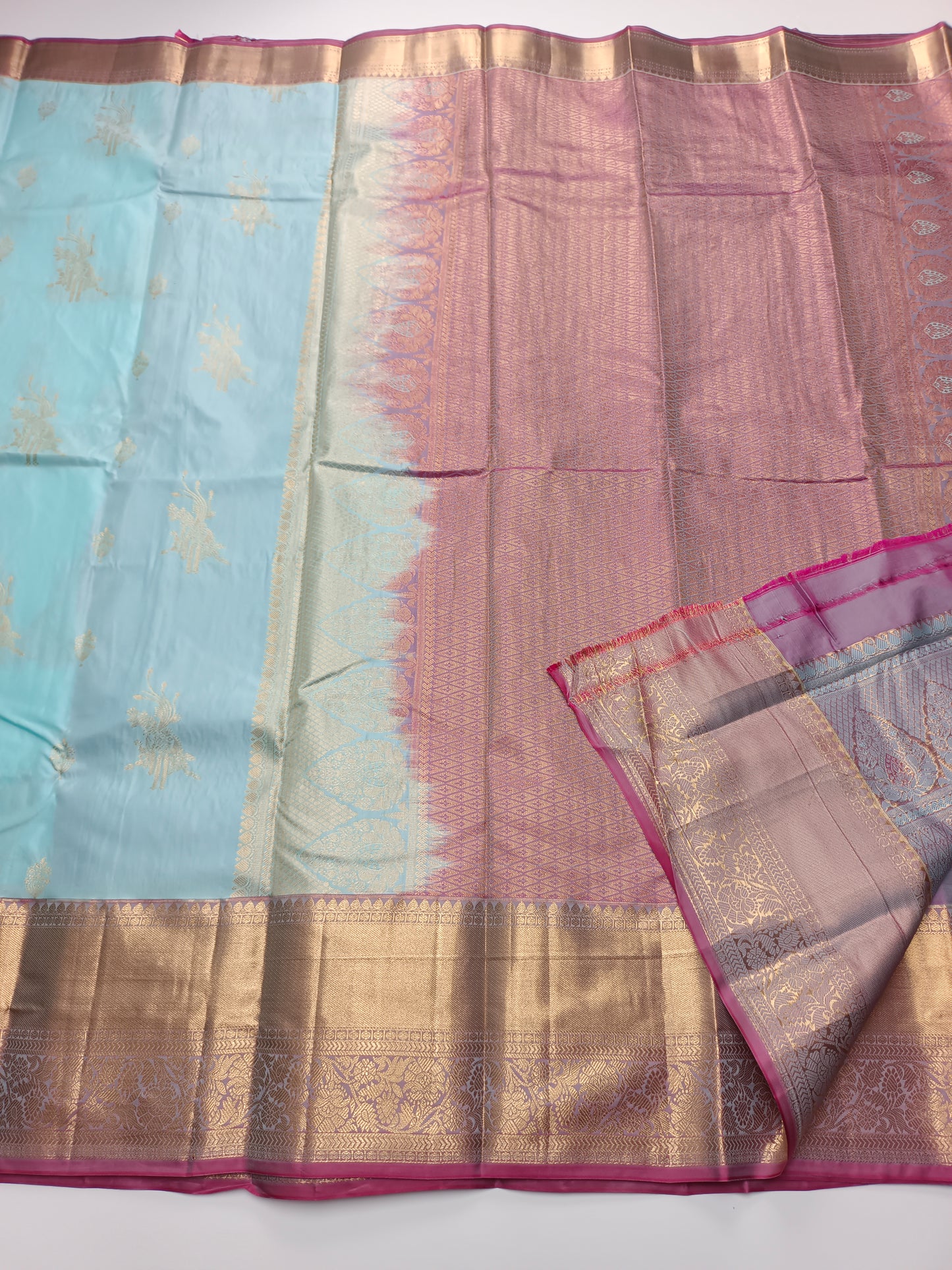 KANCHIPURAM SEMI SILK SAREE